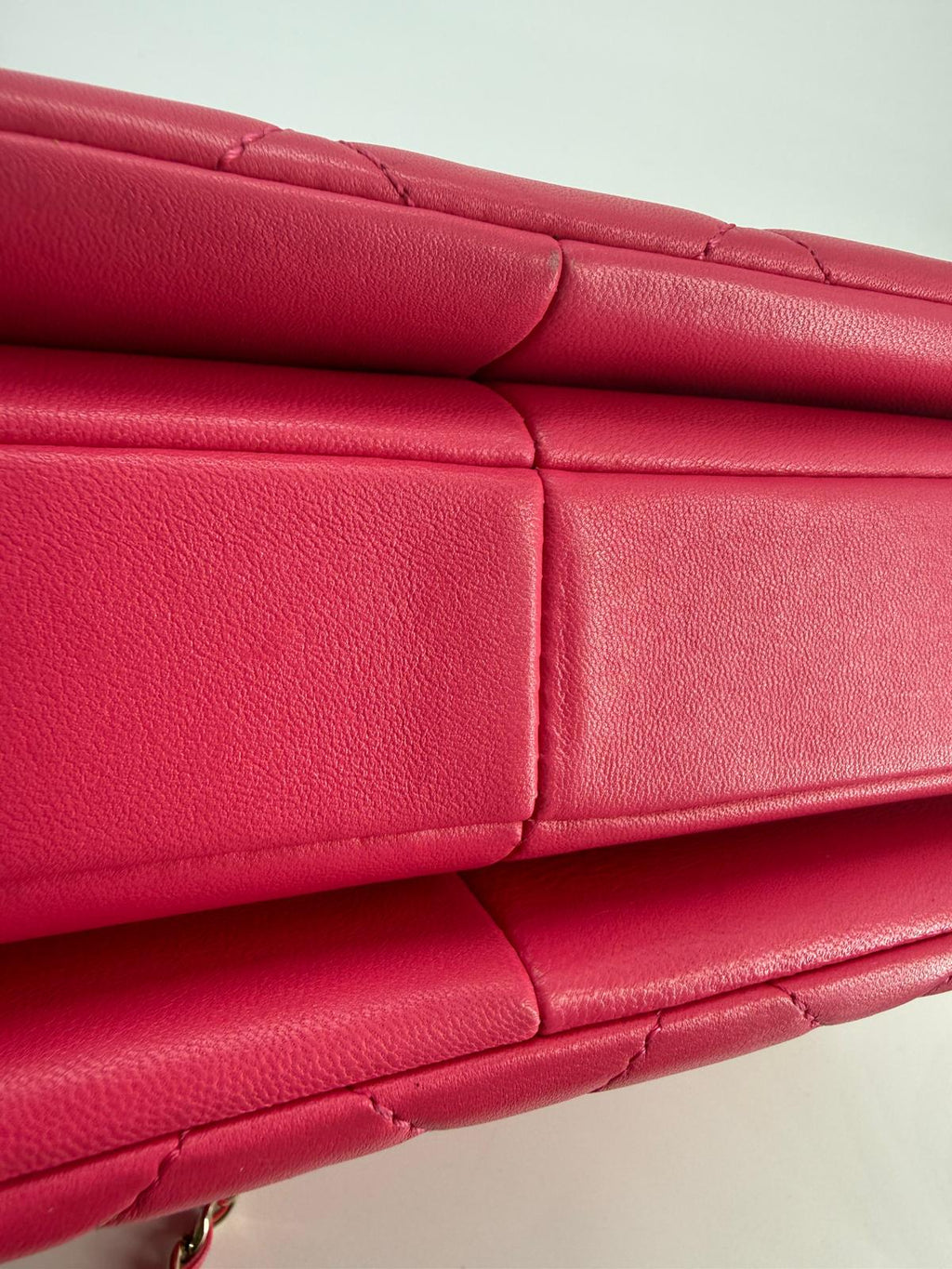 Chanel Trendy CC Pink Lambskin Quilted Top Handle Bag