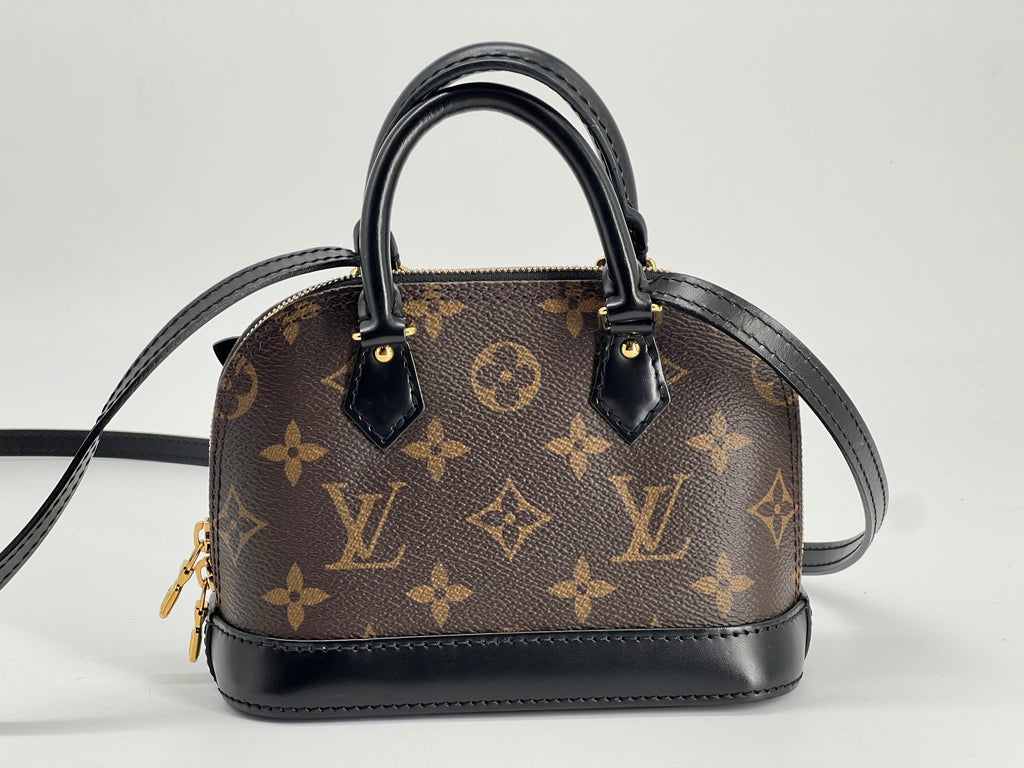 Louis Vuitton Nano Alma Lovely Birds Monogram Canvas Crossbody Bag