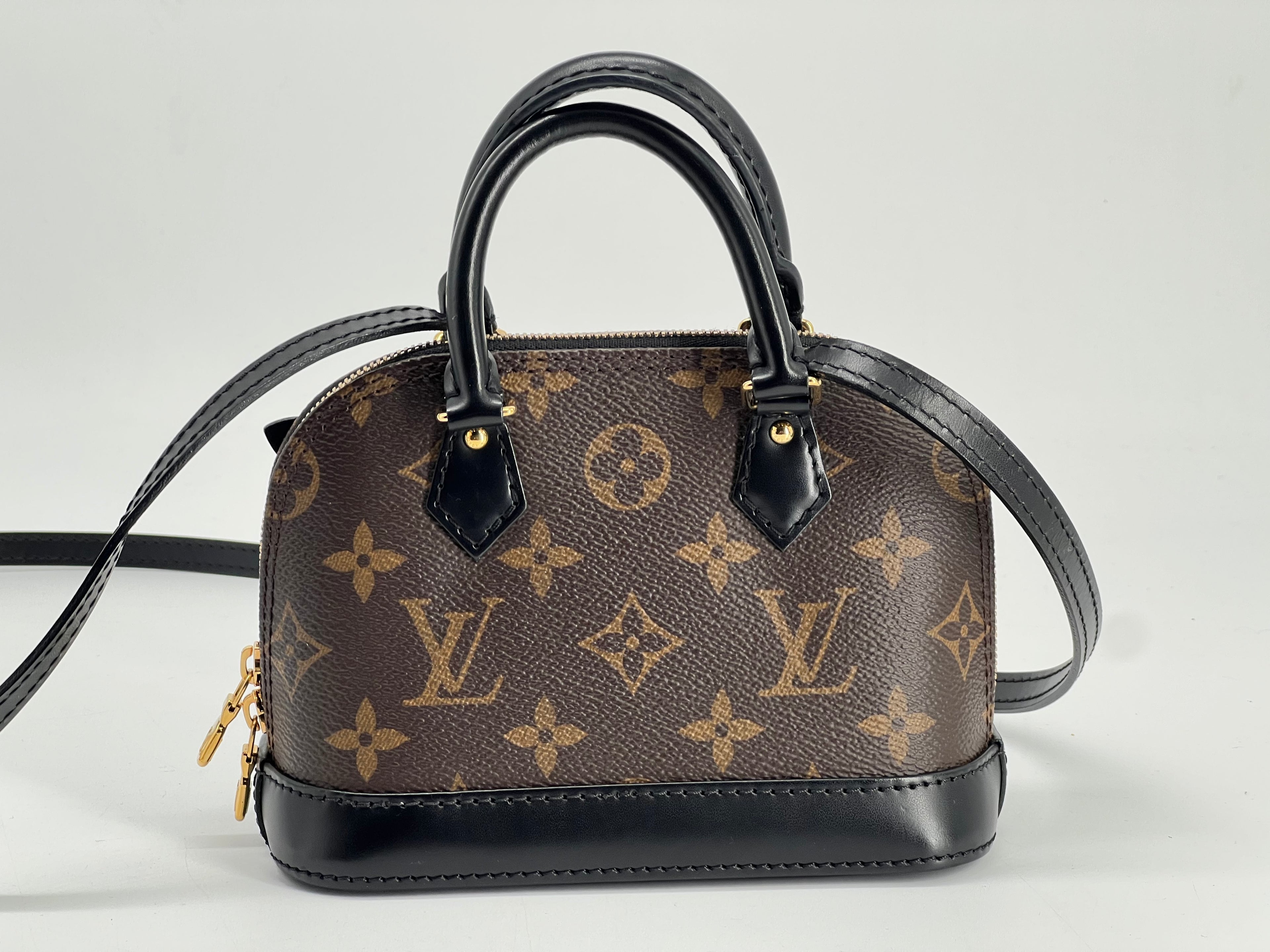 Louis Vuitton Nano Alma Lovely Birds Monogram Canvas Crossbody Bag