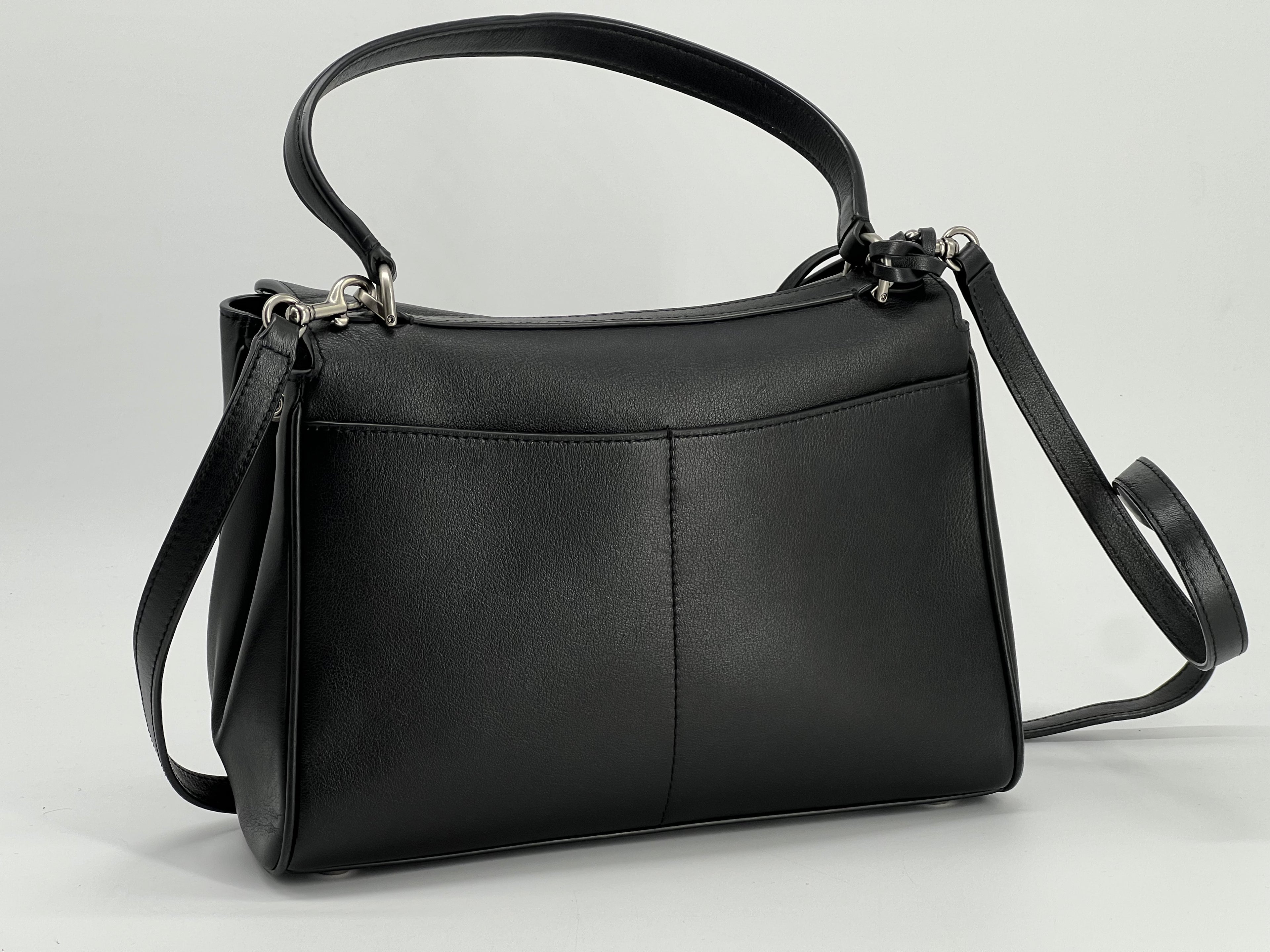 Balenciaga Rodeo Medium Black Leather Shoulder Bag