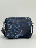 Louis Vuitton Trio Messenger Blue MonogramWatercolor Shoulder Bag
