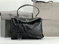 Balenciaga Rodeo Medium Black Leather Shoulder Bag
