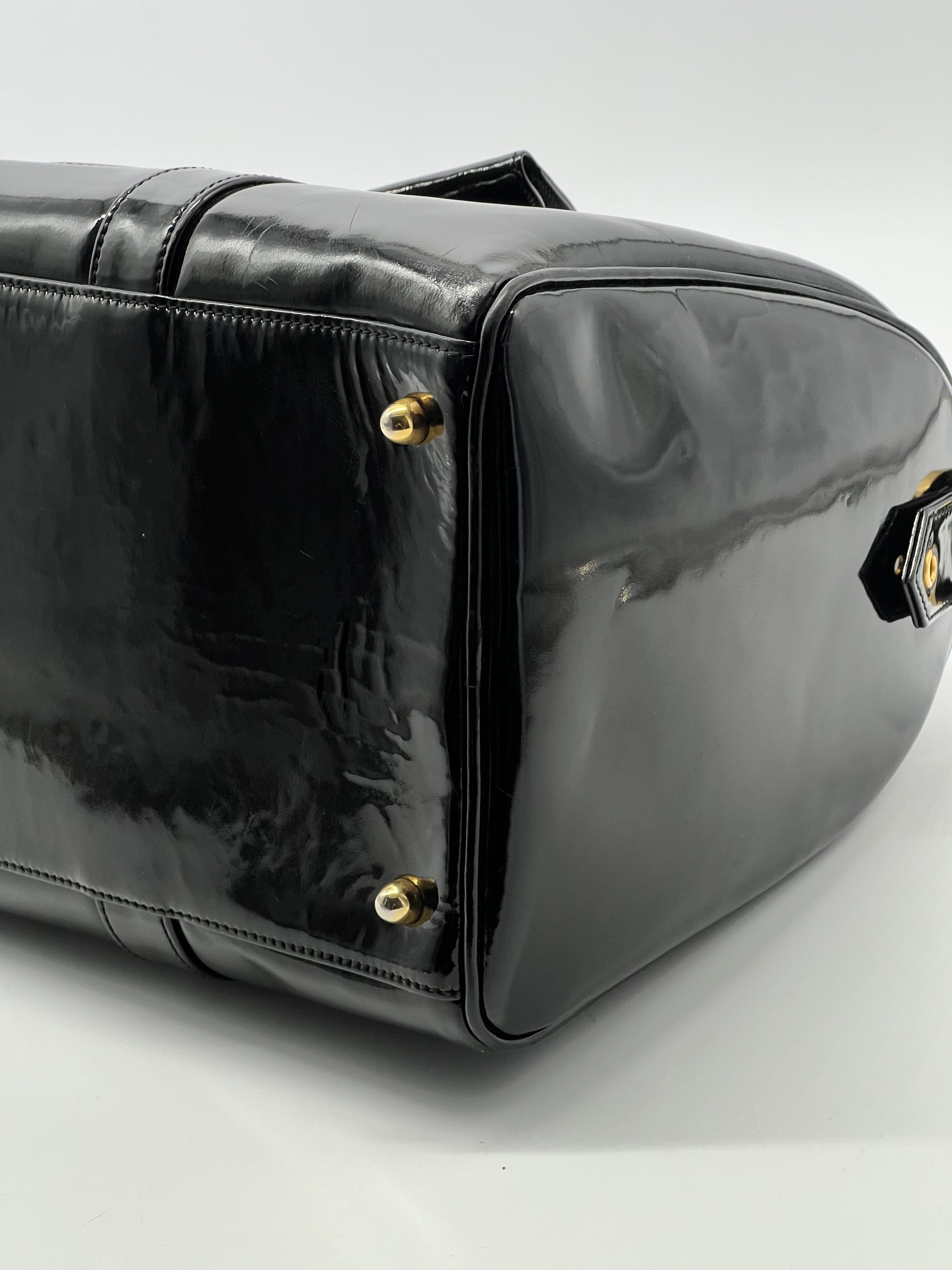 Chanel Boston Vintage Patent Bag