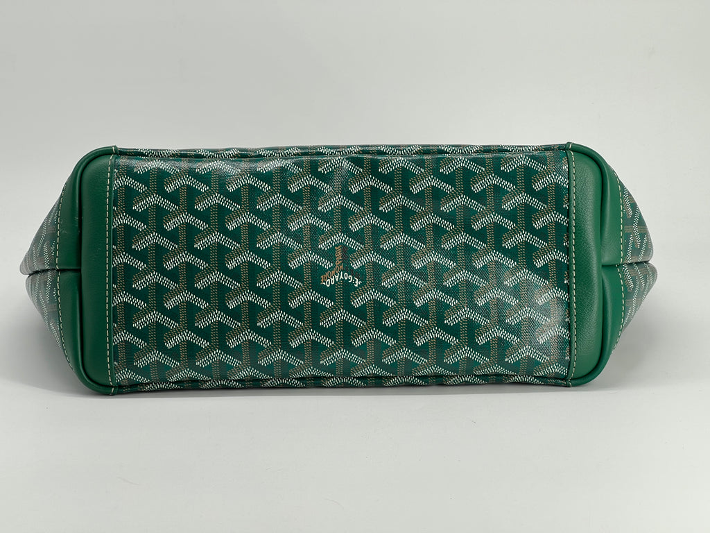 Goyard Goyardine Artois PM Green Tote Bag