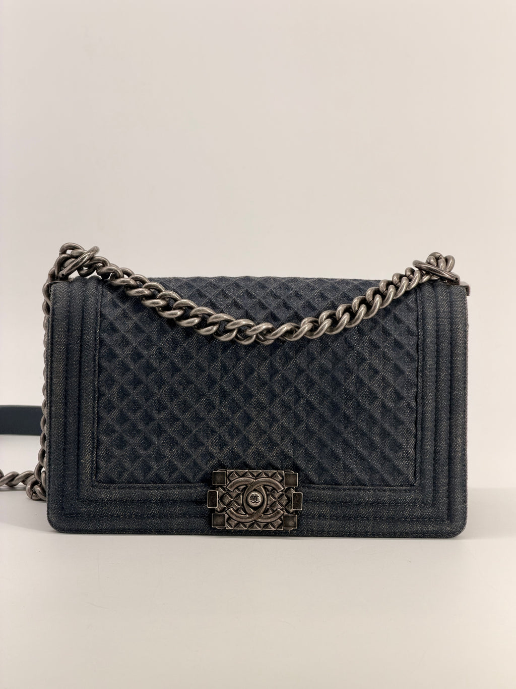 Chanel Denim Medium Boy Flap Bag