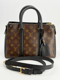 Louis Vuitton Soufflot BB Tote Monogram Canvas with Leather Shoulder Bag