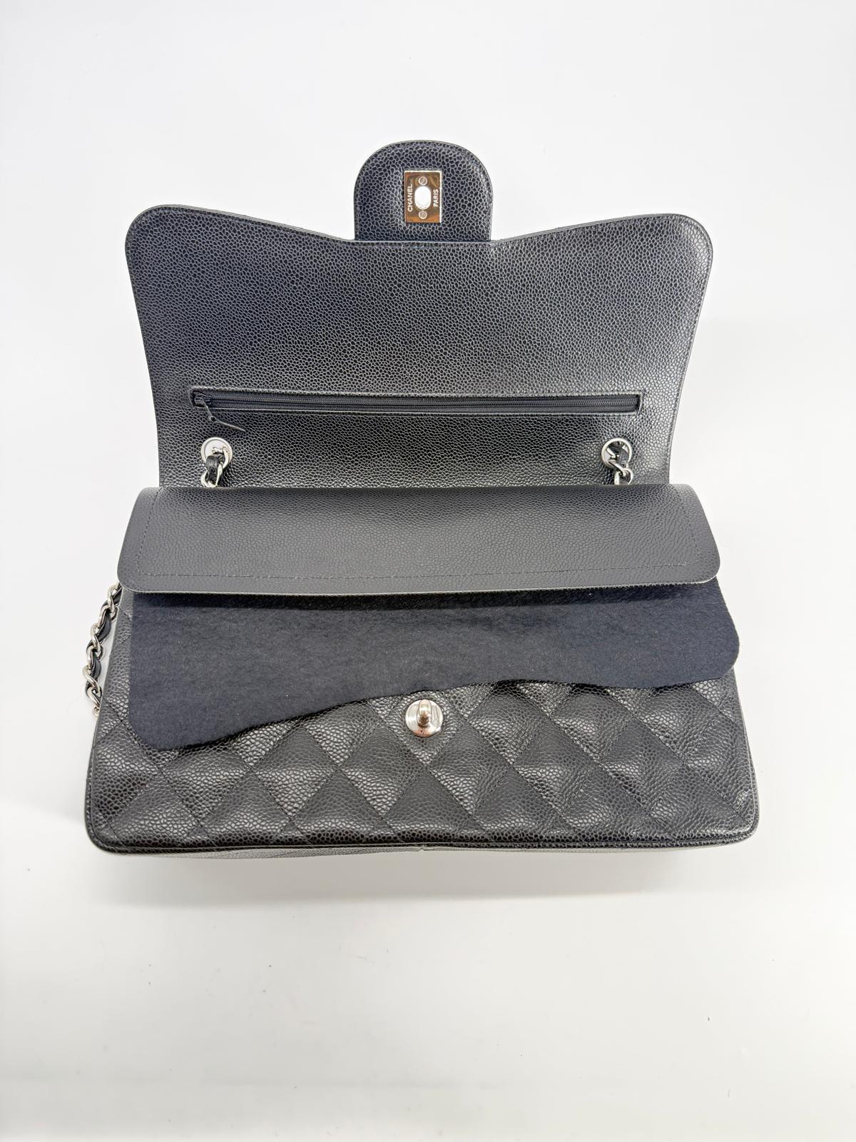 Chanel Jumbo Black Caviar Classic Double Flap Bag