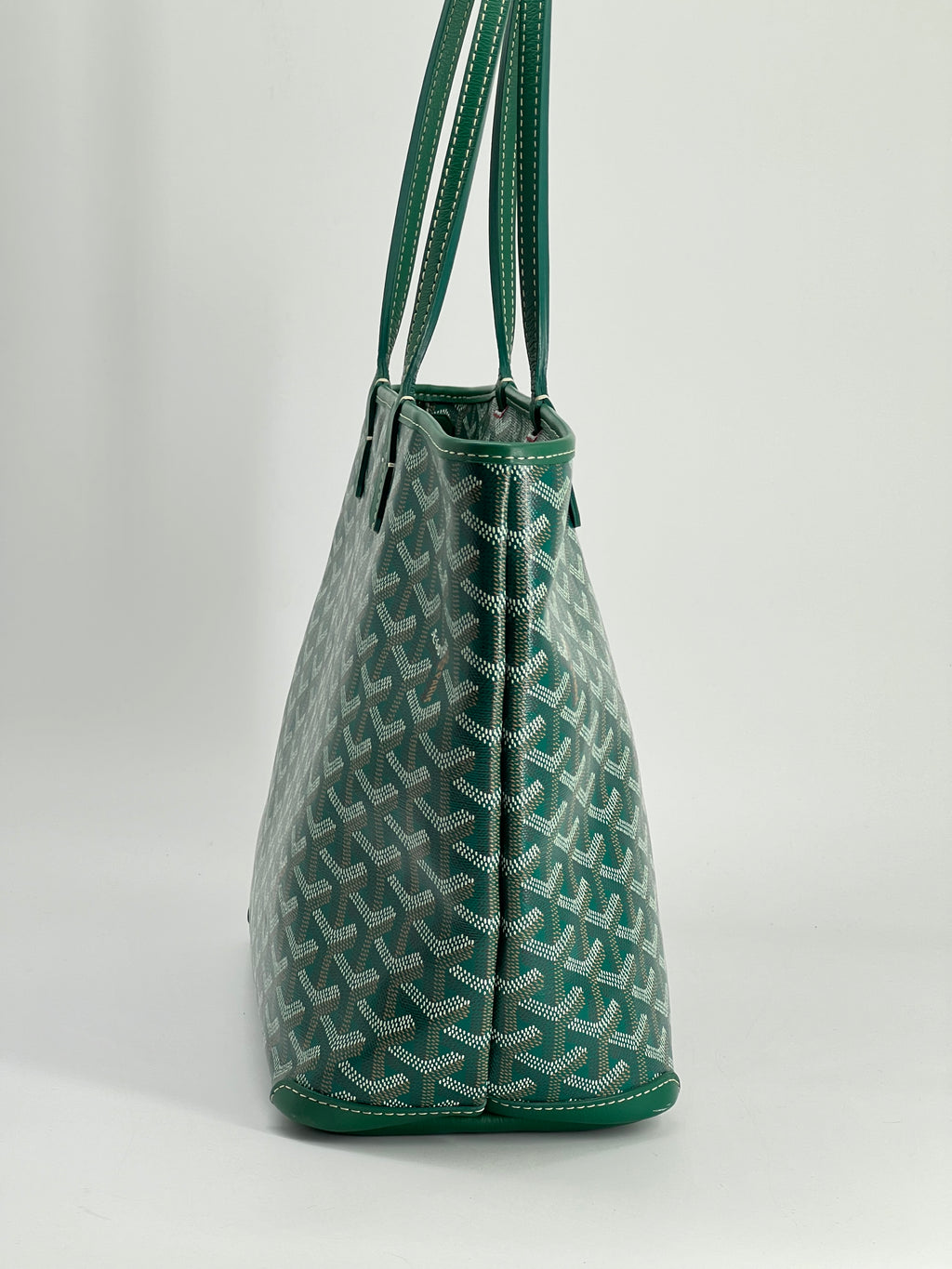 Goyard Goyardine Artois PM Green Tote Bag