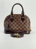 Louis Vuitton Alma BB Damier Ebene Canvas Handbag