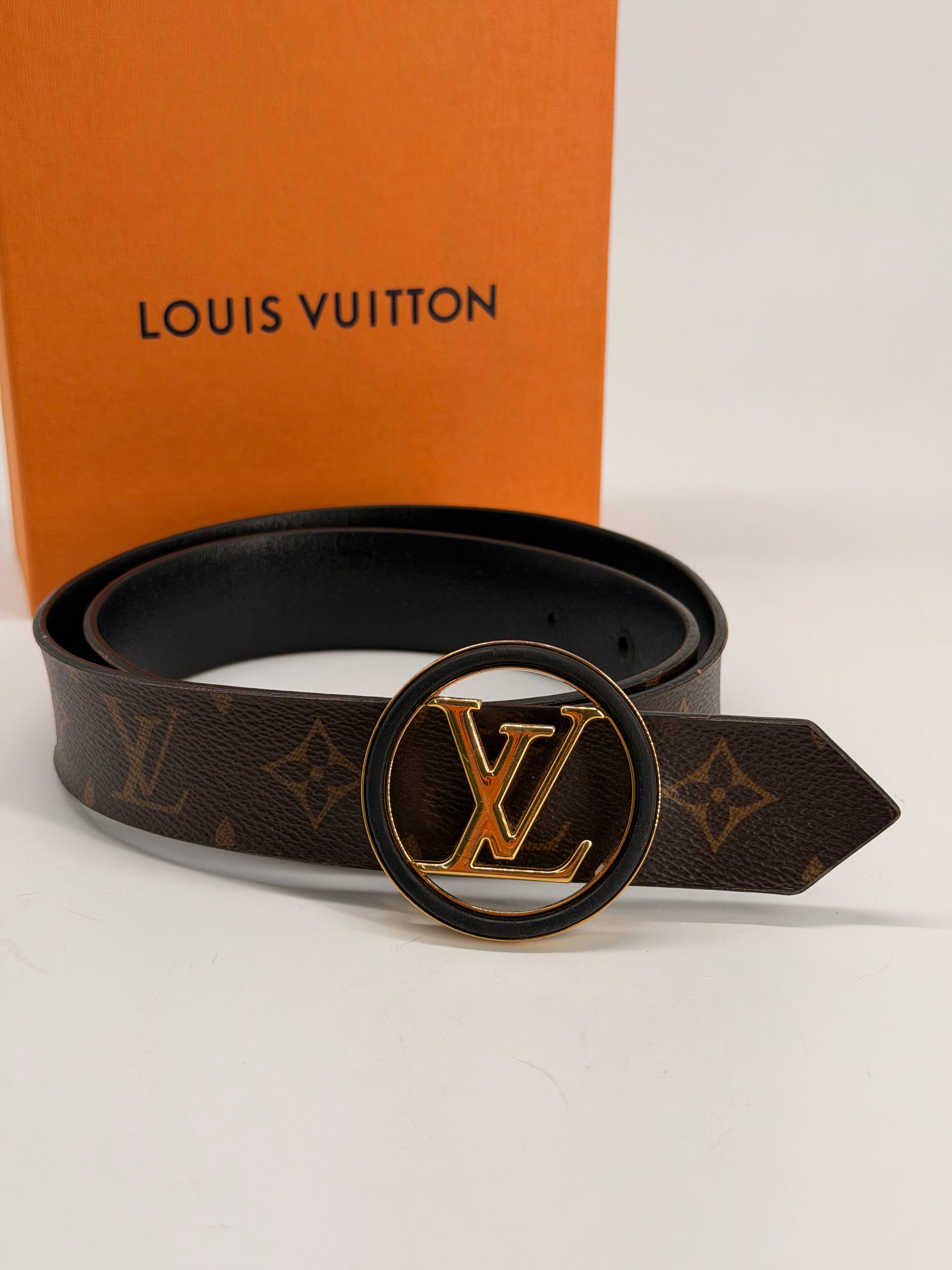 Louis Vuitton LV Circle 35mm Reversible Belt 85/34