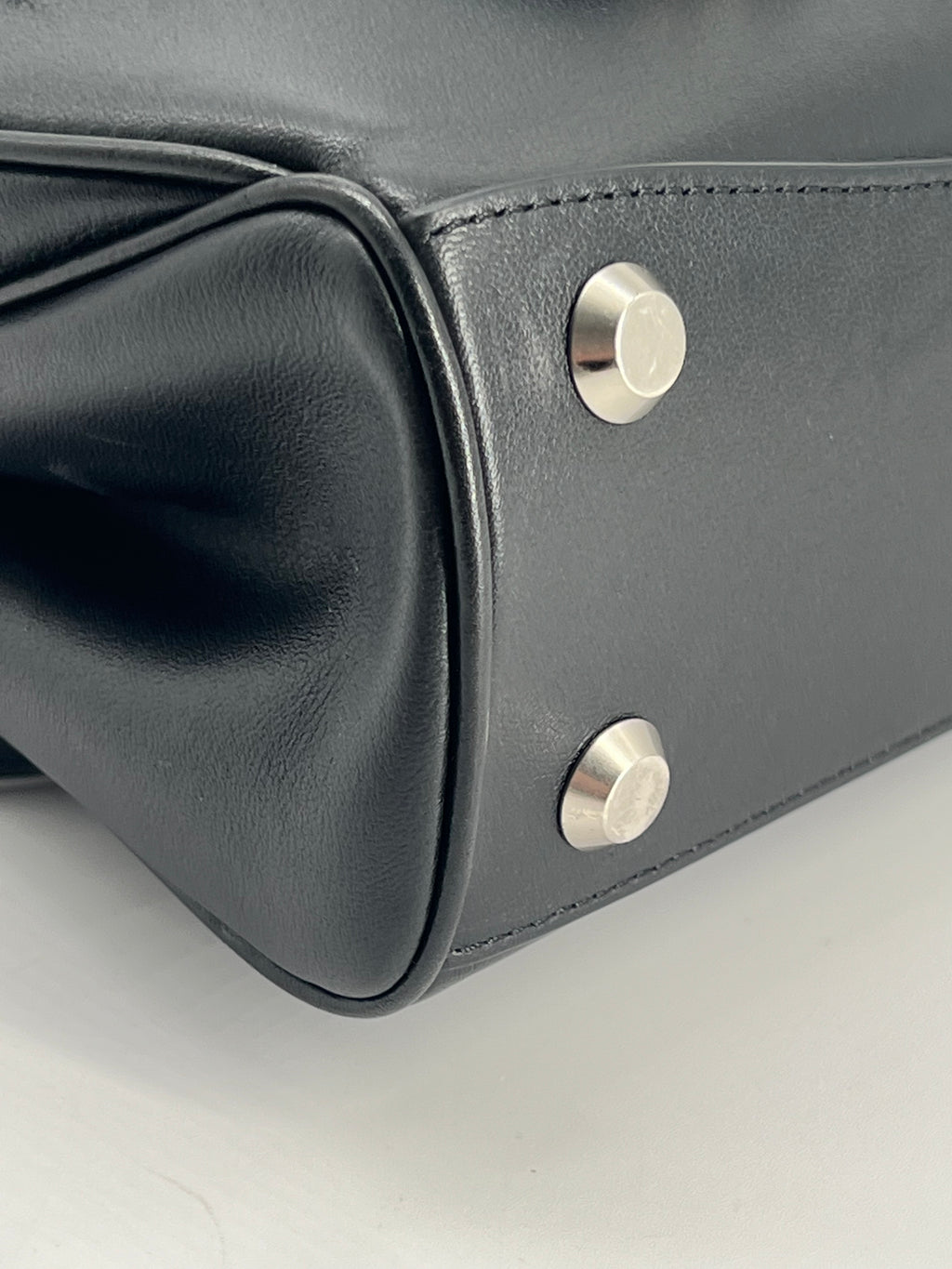 Balenciaga Rodeo Medium Black Leather Shoulder Bag