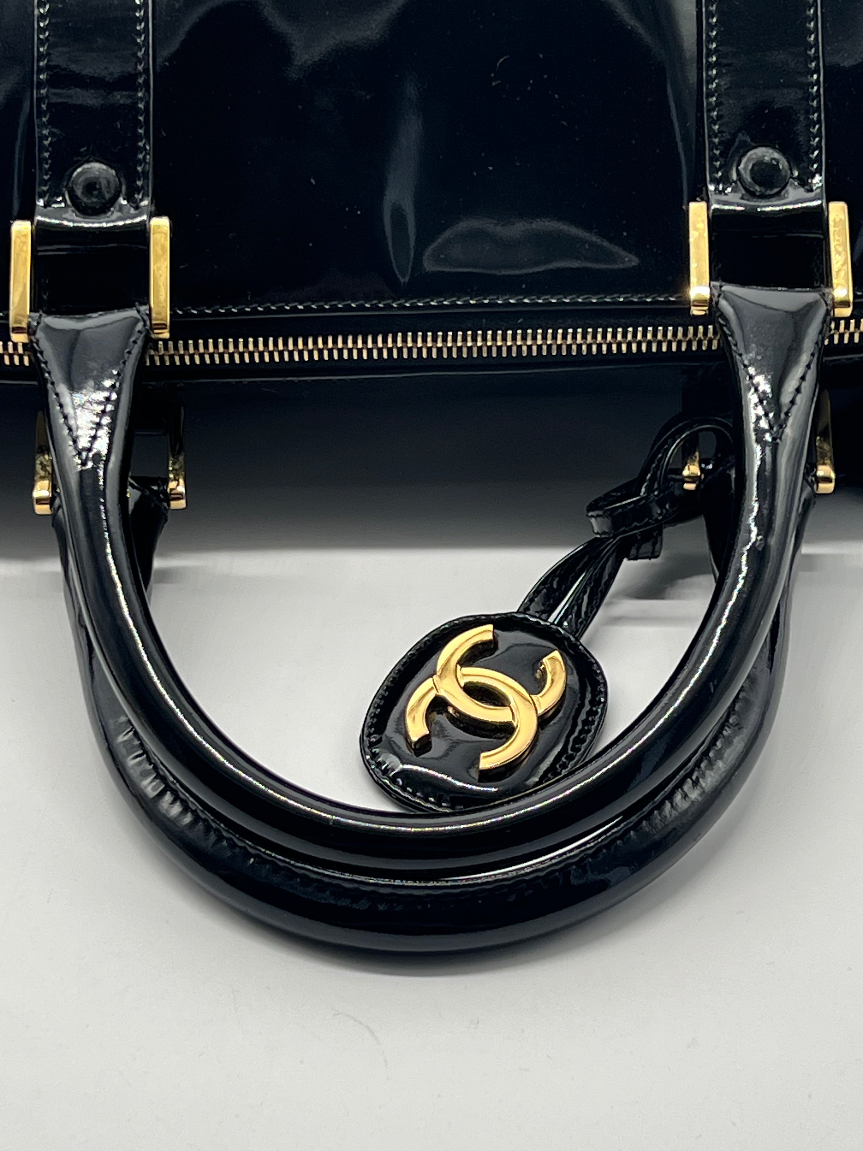 Chanel Boston Vintage Patent Bag