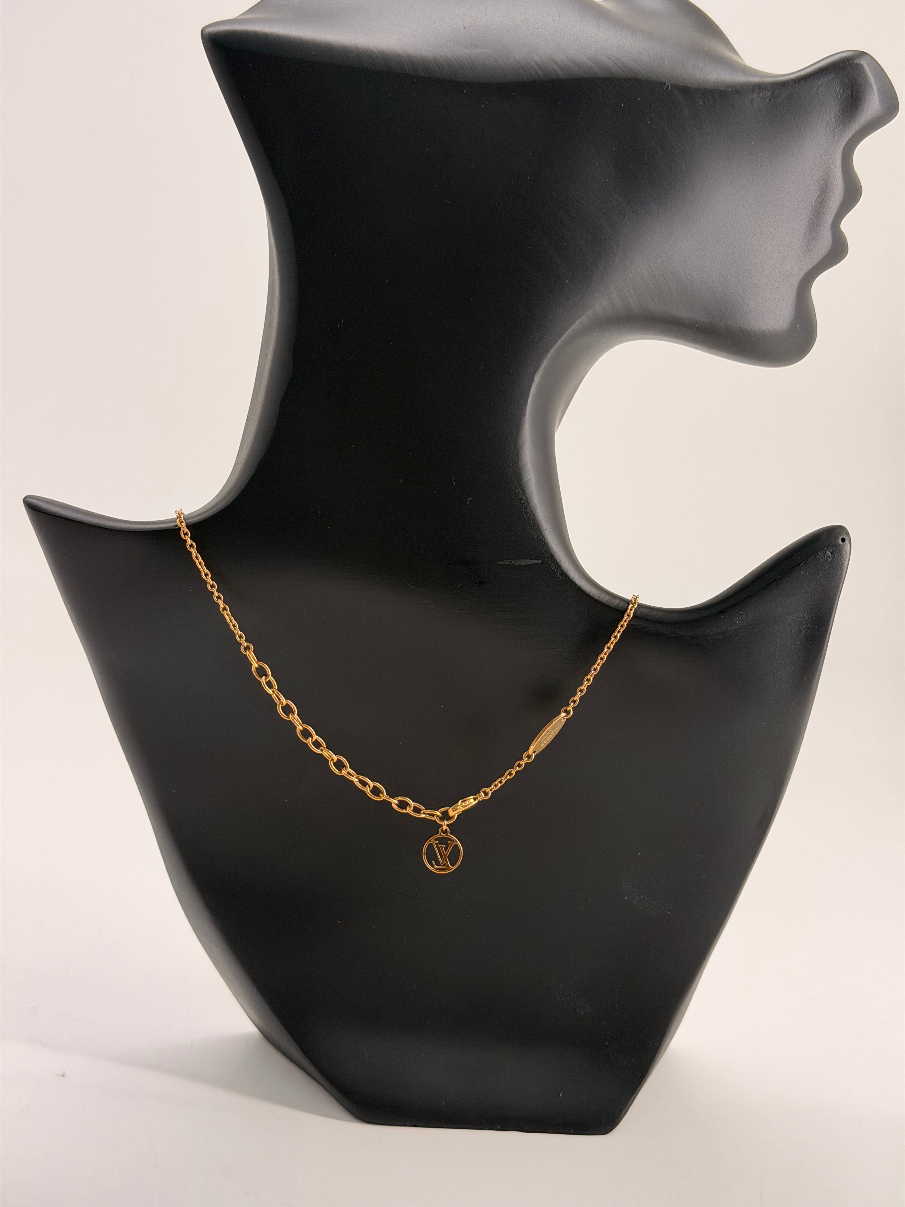 Louis Vuitton Garden Louise Necklace Gold