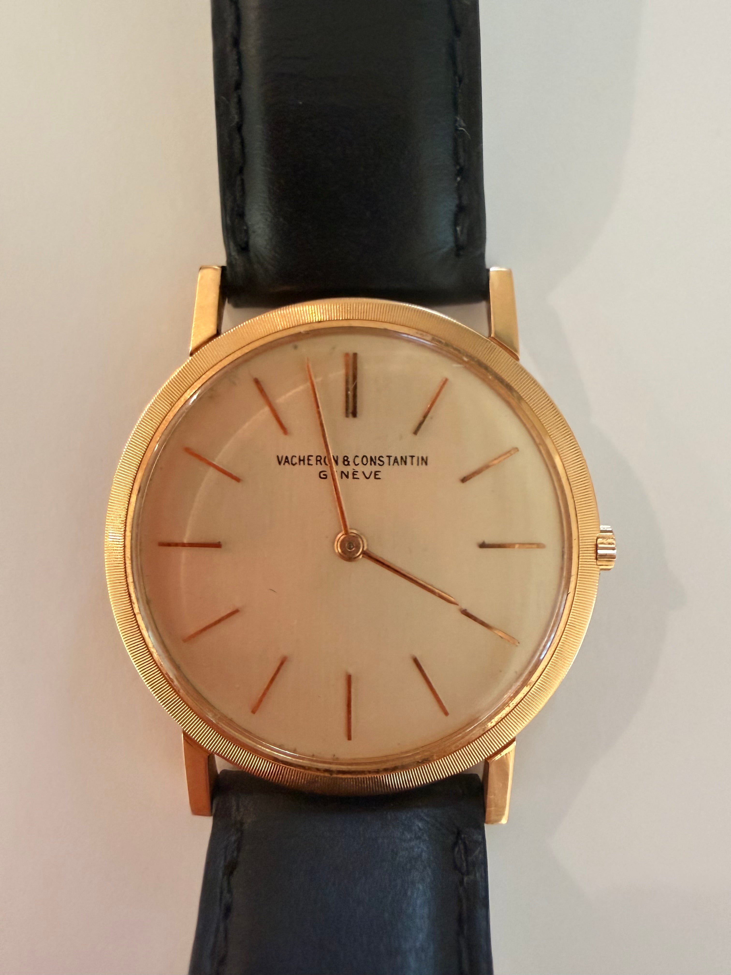 Vacheron Constantin Ultra Slim Watch Ref. 6351 18K Yellow Gold 1960s