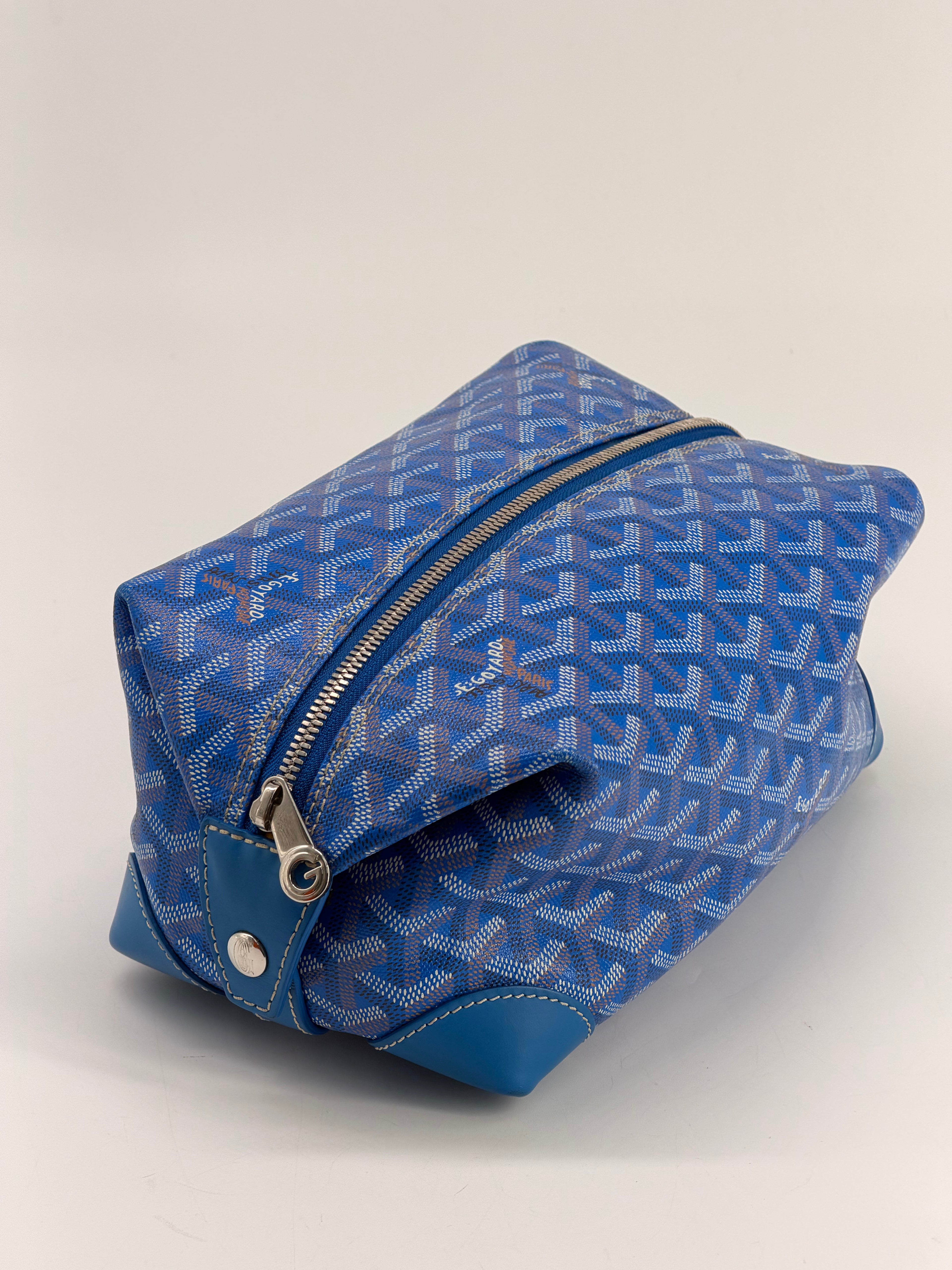 Goyard Goyardine Boeing 25 Trousse de Toilette Blue