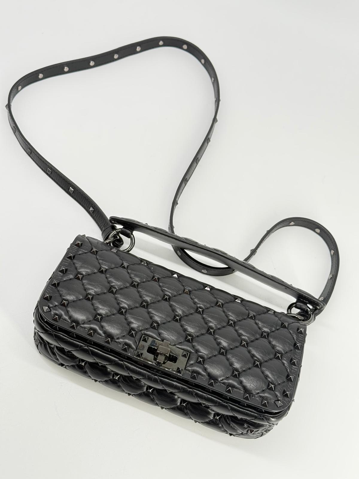 VALENTINO GARAVANI Rockstud Spike Shoulder Handbag