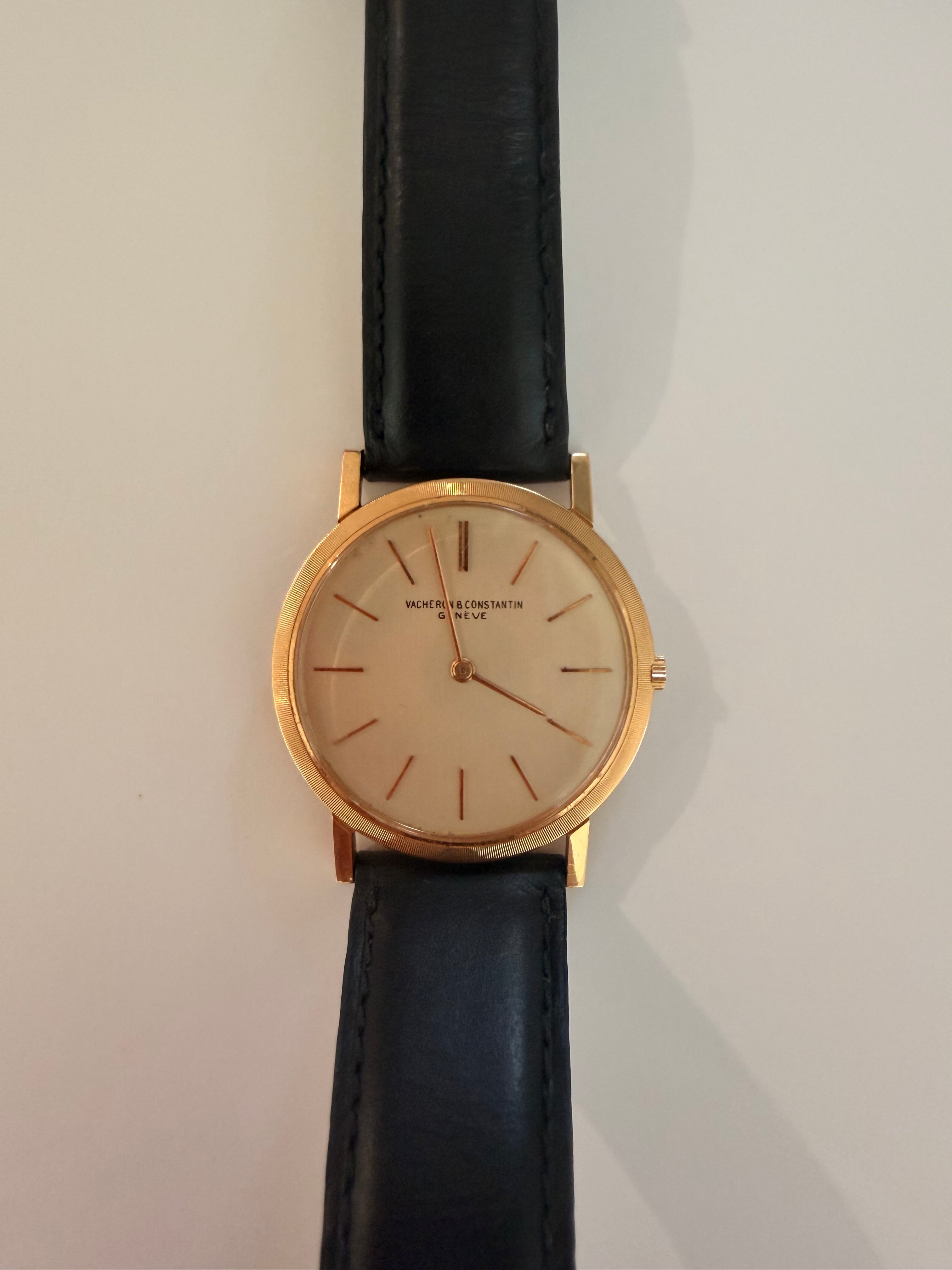 Vacheron Constantin Ultra Slim Watch Ref. 6351 18K Yellow Gold 1960s