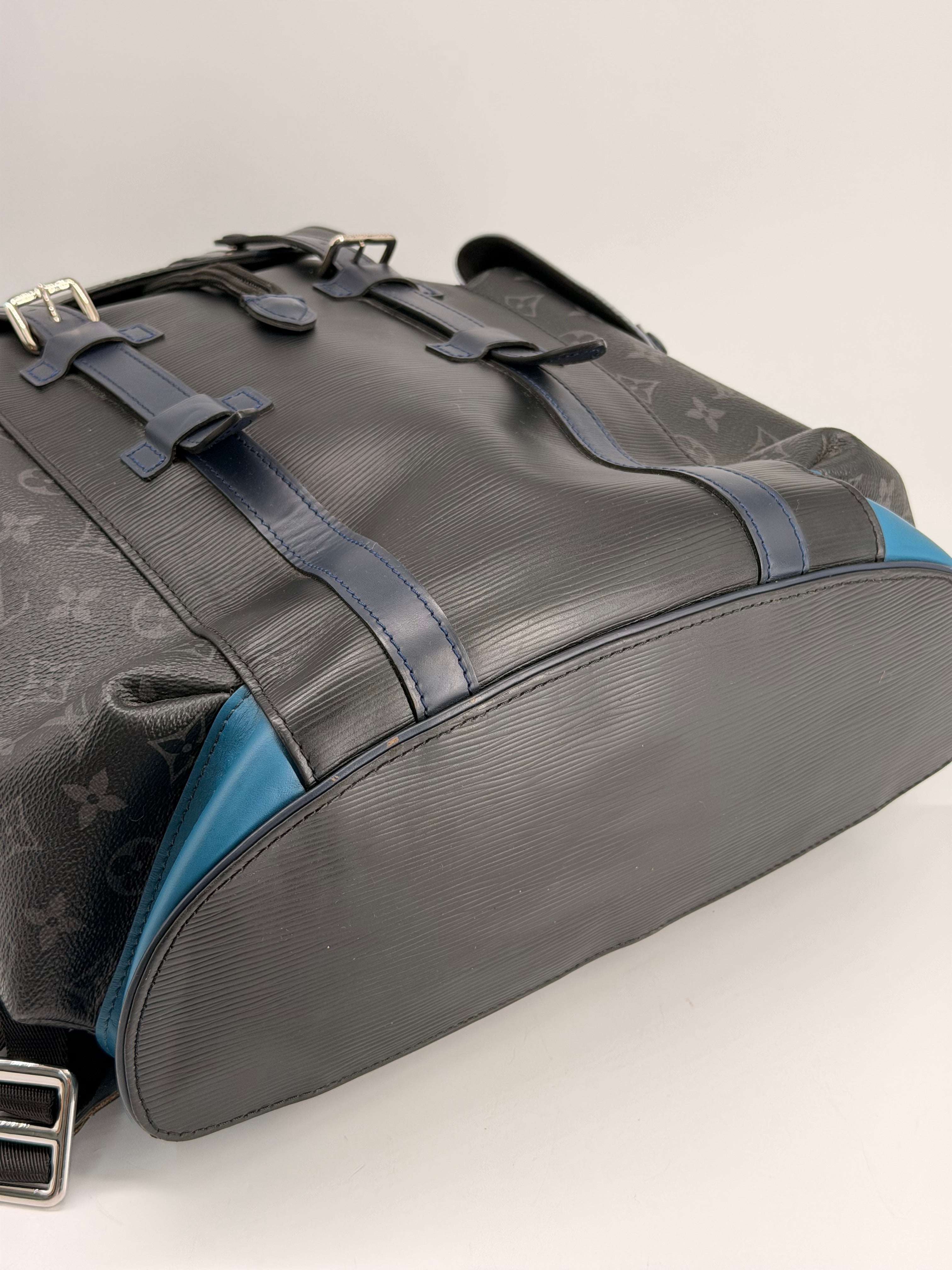 Louis Vuitton Christopher PM Epi Leather Monogram Eclipse Backpack