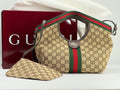 Gucci Giglio Tote GG Canvas Small