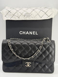 Chanel Jumbo Black Caviar Classic Double Flap Bag