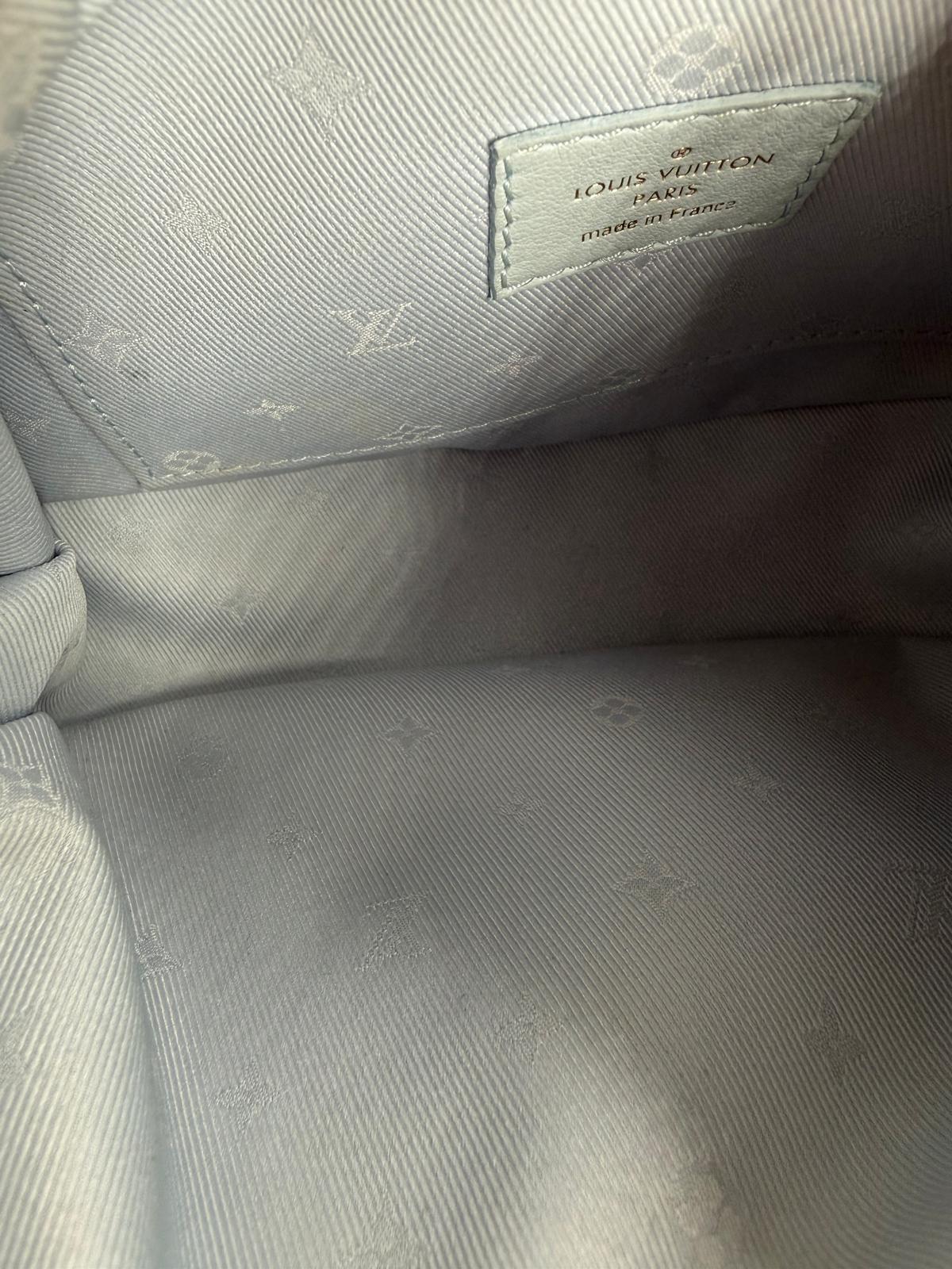 Louis Vuitton Over The Moon Loop Bubblegram Blue Chaim Crossbody Bag