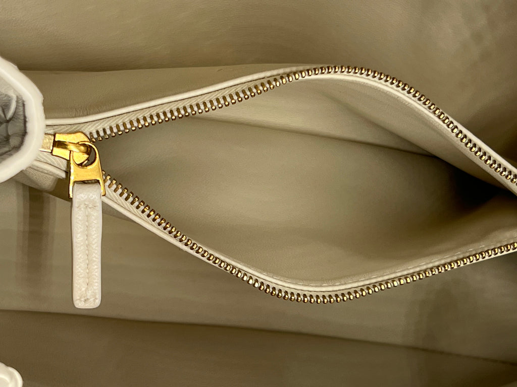 Bottega Veneta Nappa Intrecciato Basket Bag In Sea Salt Leather