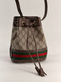 Gucci Mini Ophidia GG Bucket Bag Supreme Canvas