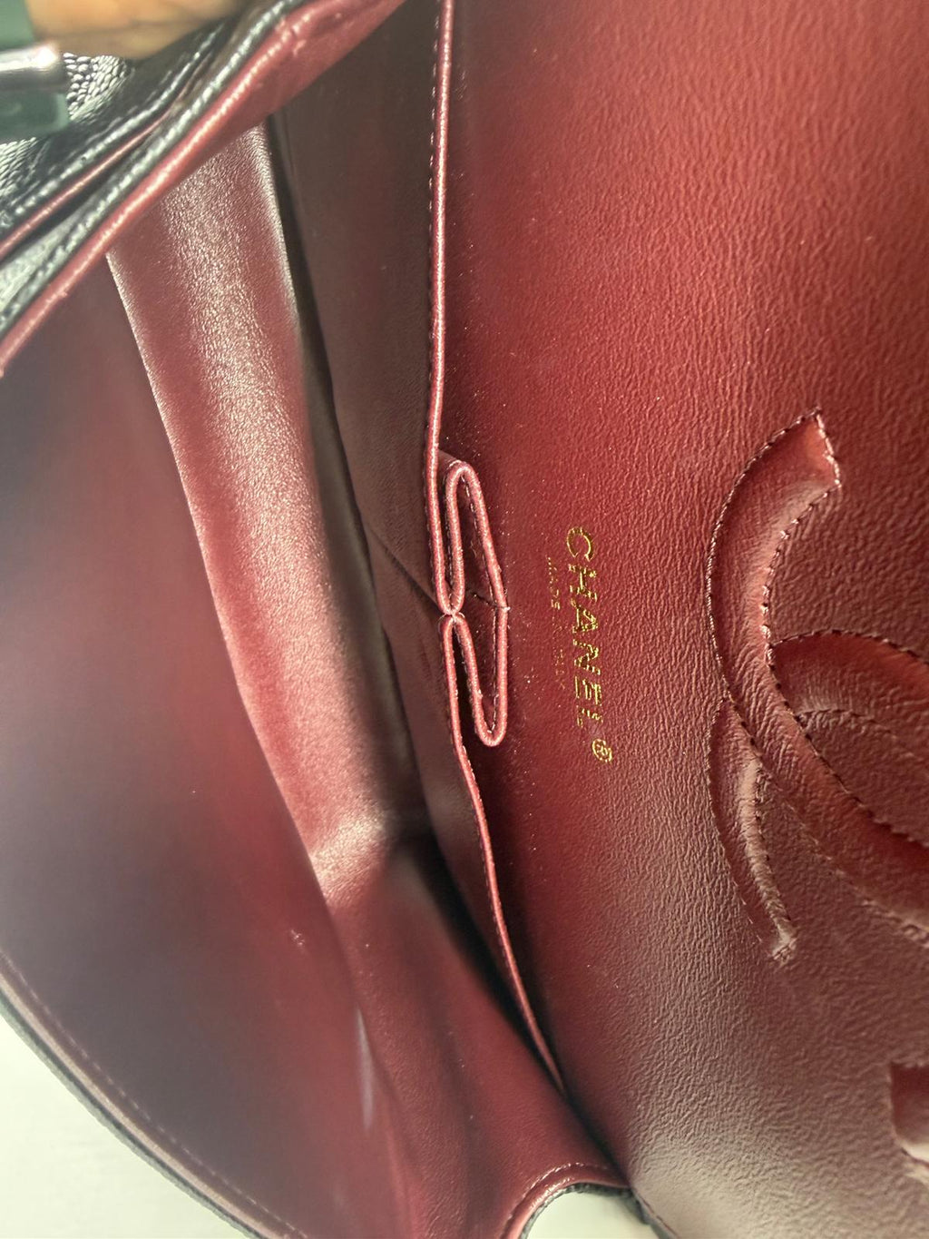 Chanel Caviar Medium Double Flap Shoulder Bag