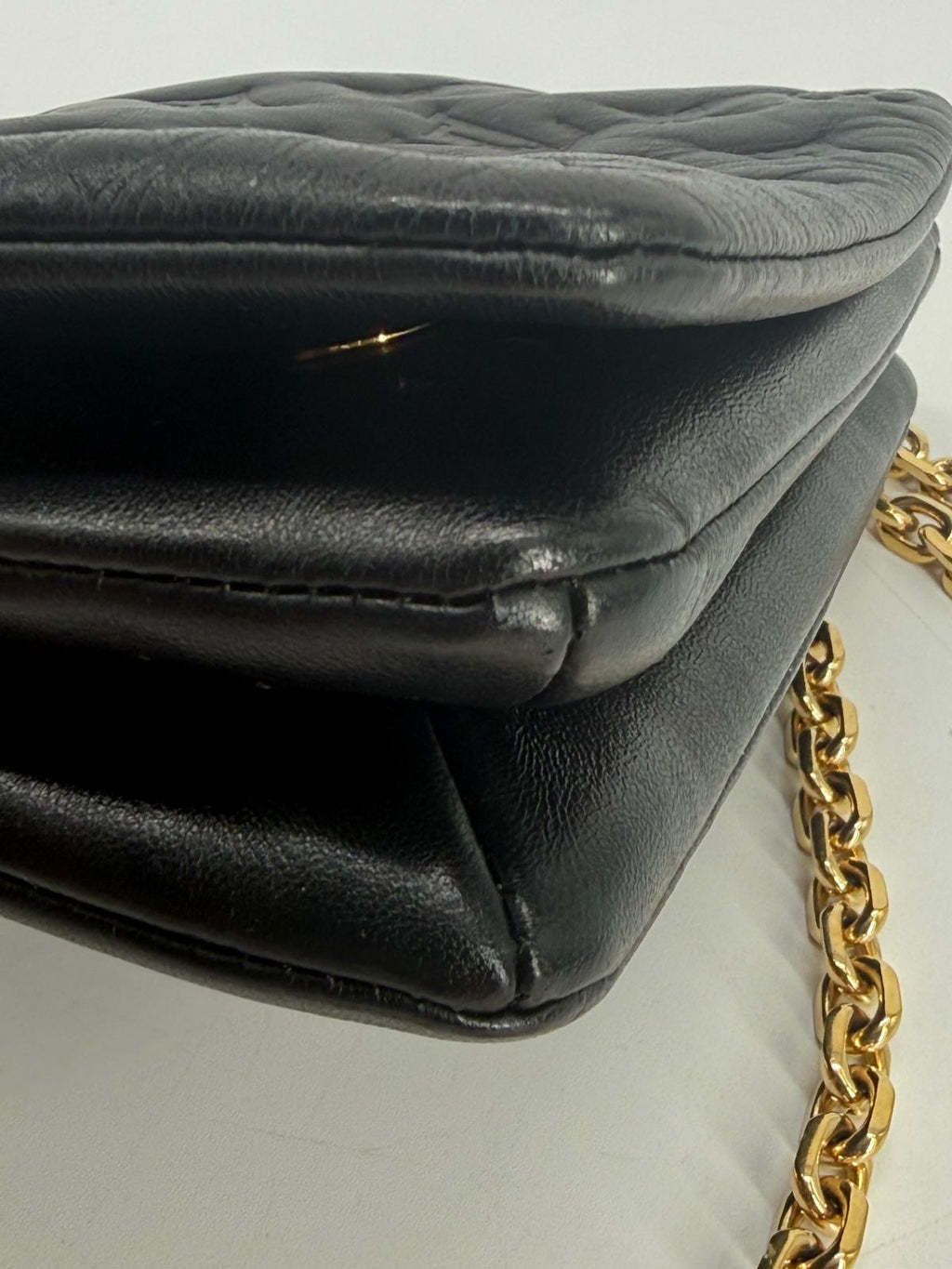 Louis Vuitton Monogram Embossed Pochette Coussin Black Crossbody Bag