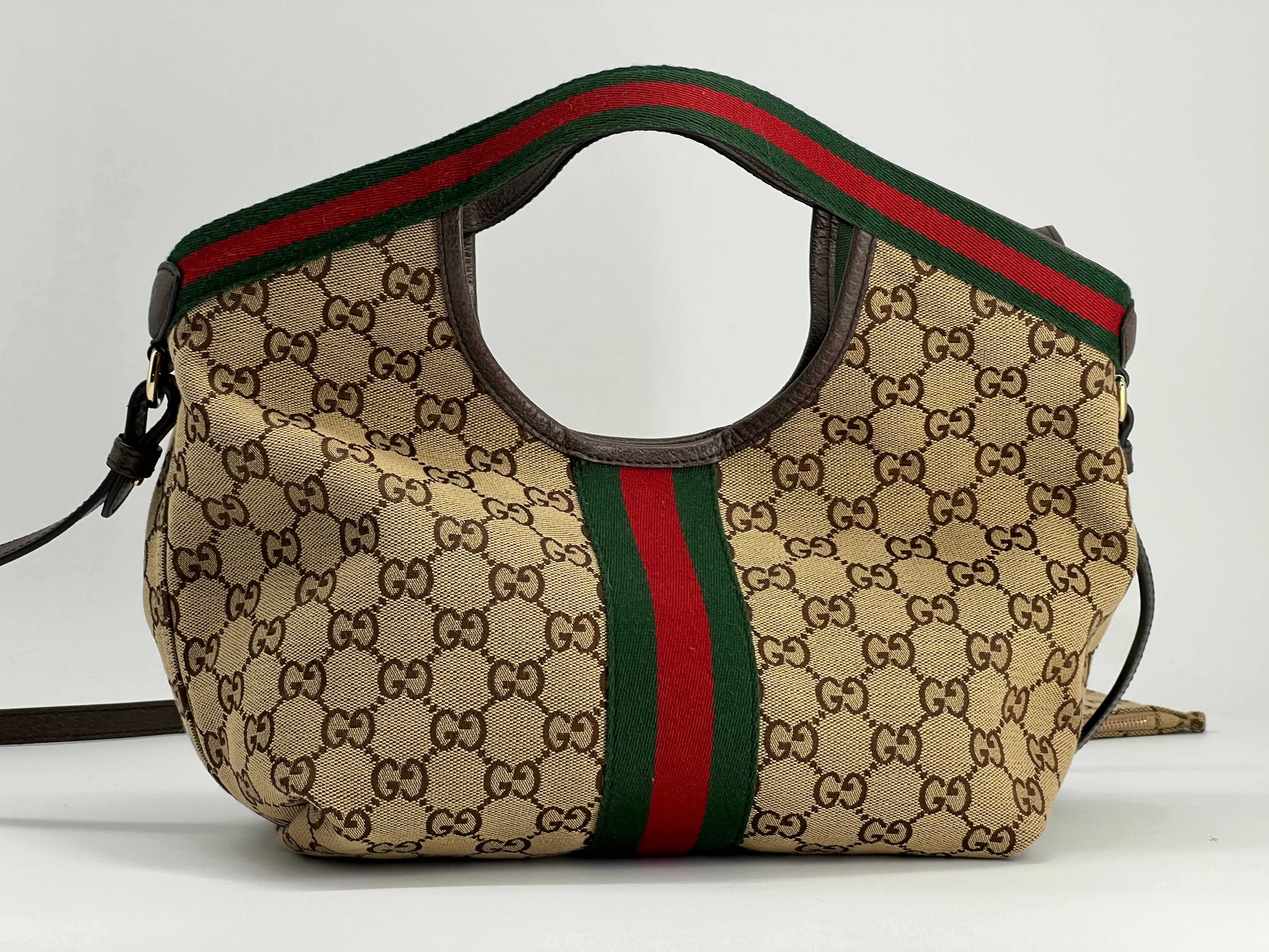Gucci Giglio Tote GG Canvas Small