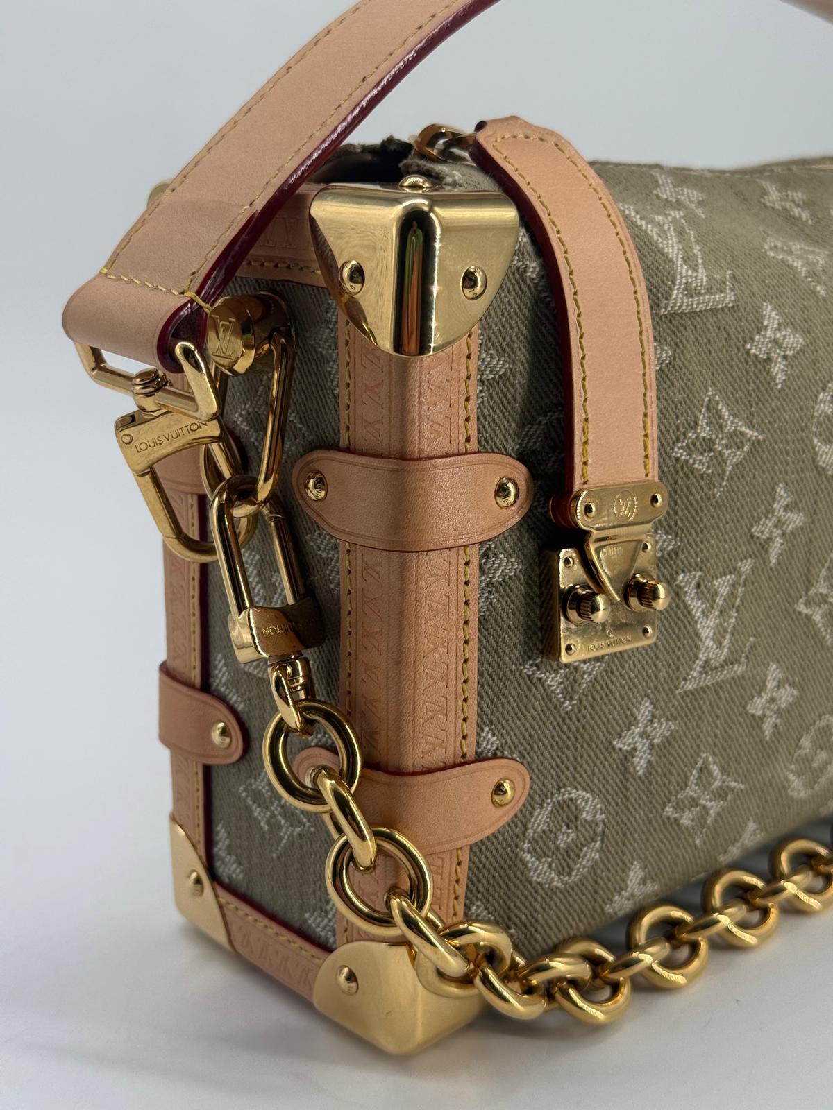 Louis Vuitton Side Trunk MM East-West Fabric Crossbody Bag