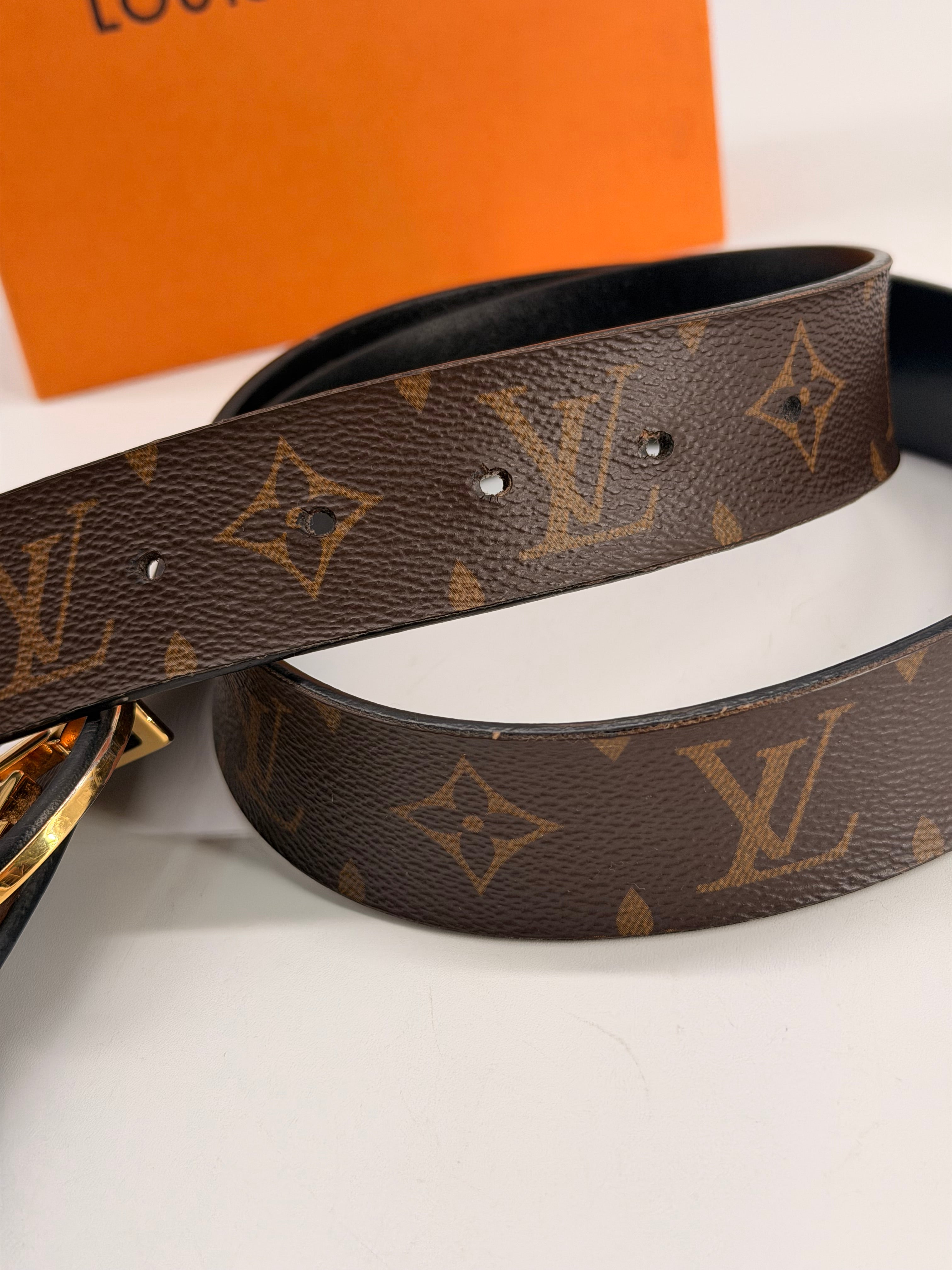 Louis Vuitton LV Circle 35mm Reversible Belt 85/34