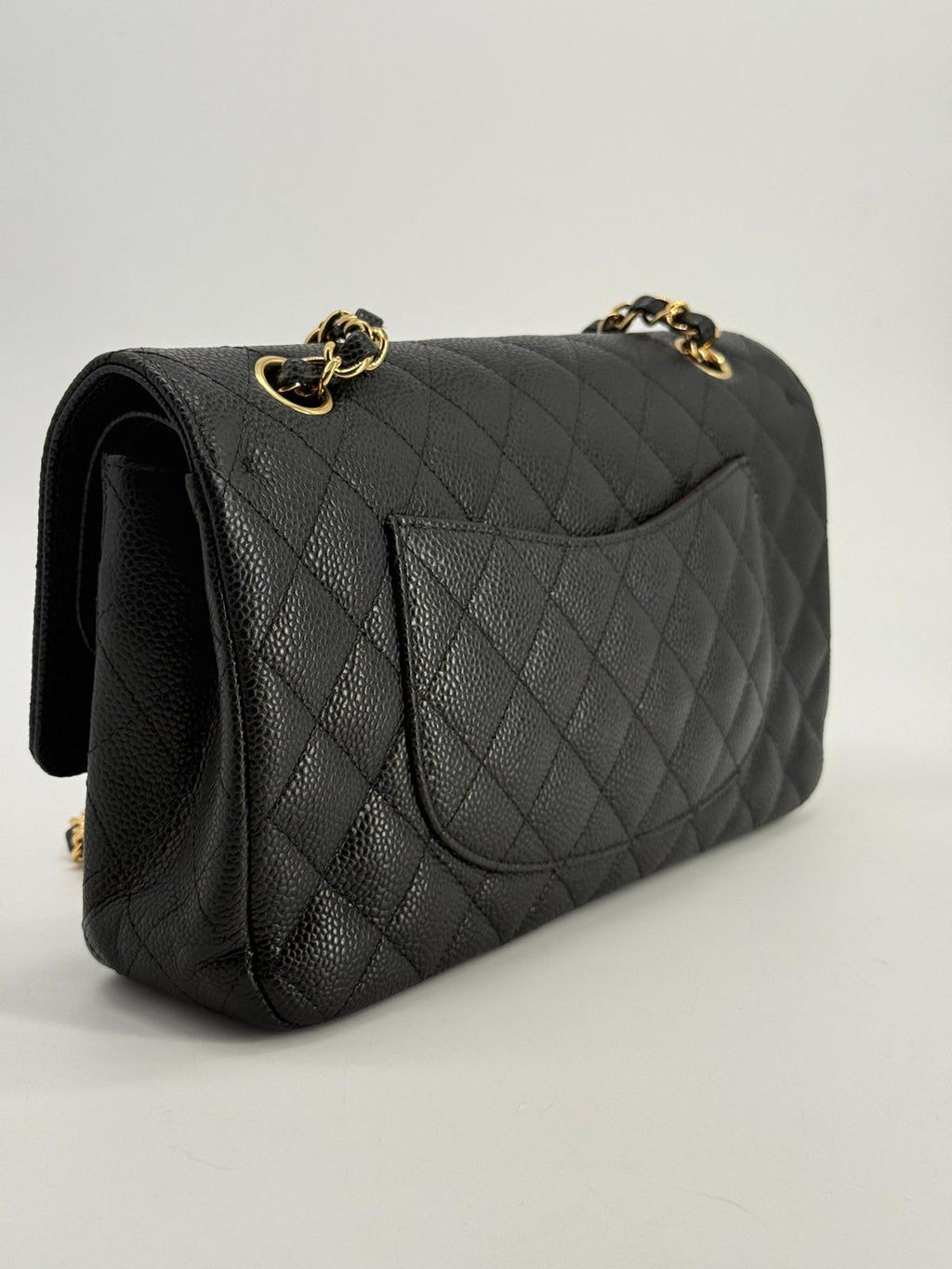 Chanel Caviar Medium Double Flap Shoulder Bag