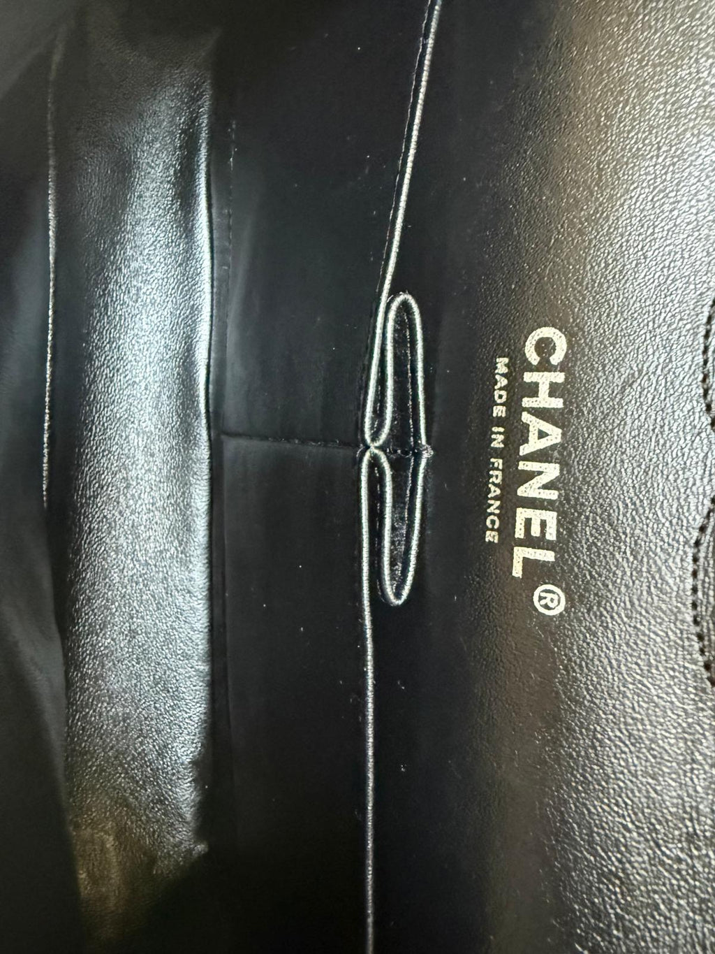 CHANEL Caviar Medium Double Flap Black Shoulder Bag