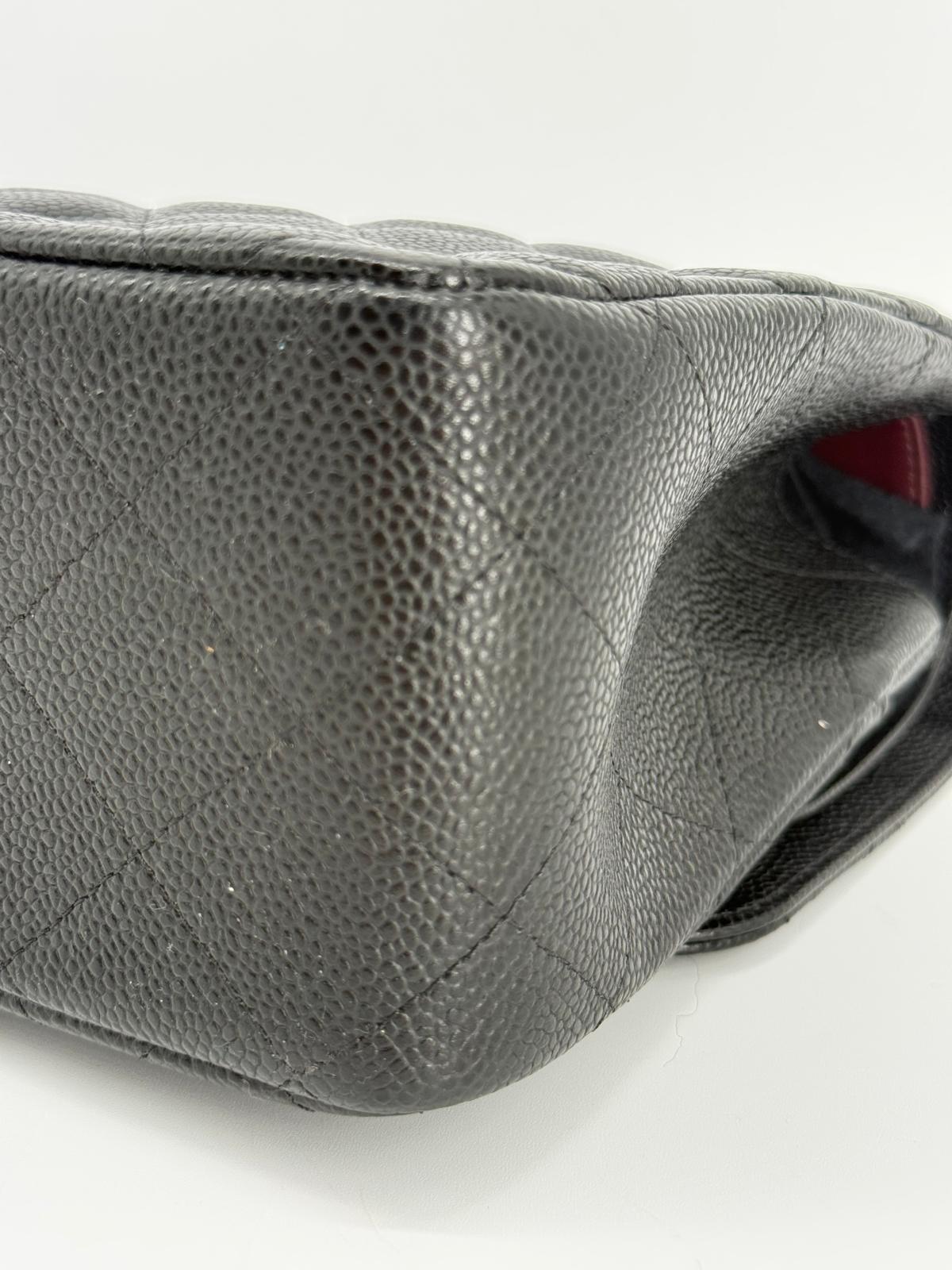 Chanel Jumbo Black Caviar Classic Double Flap Bag