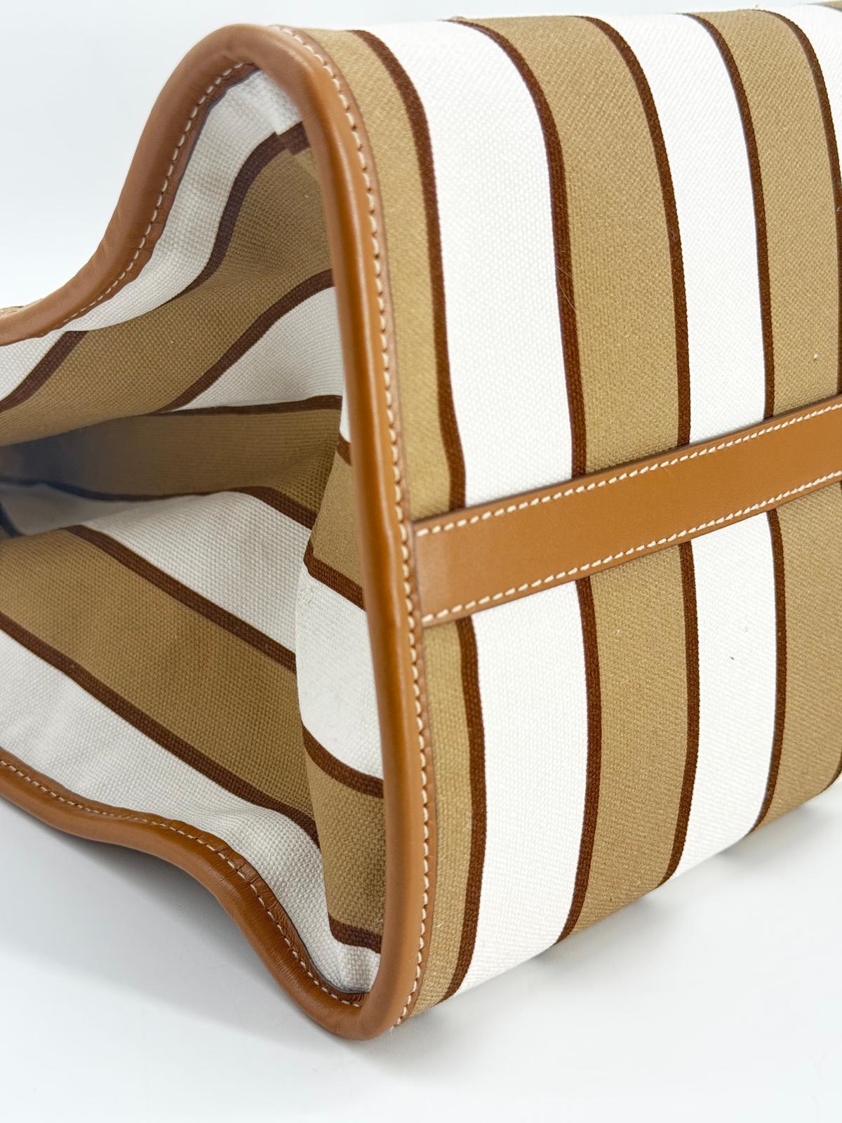 Prada Tote Canvas and Leather Limited Edition Tote Bag