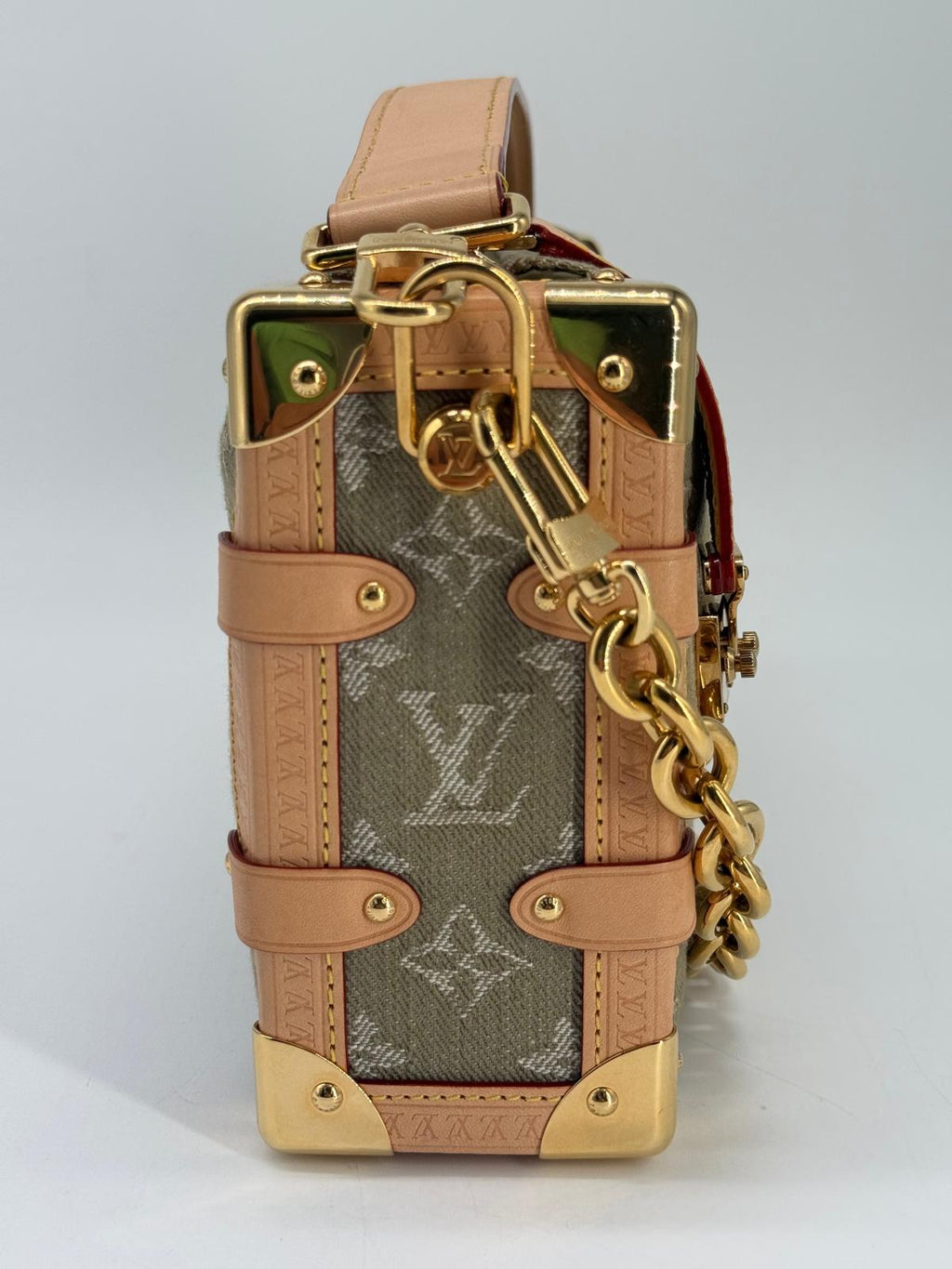 Louis Vuitton Side Trunk MM East-West Fabric Crossbody Bag