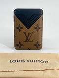 Louis Vuitton Magnetic Card Holder In Monogram Reverse Canvas