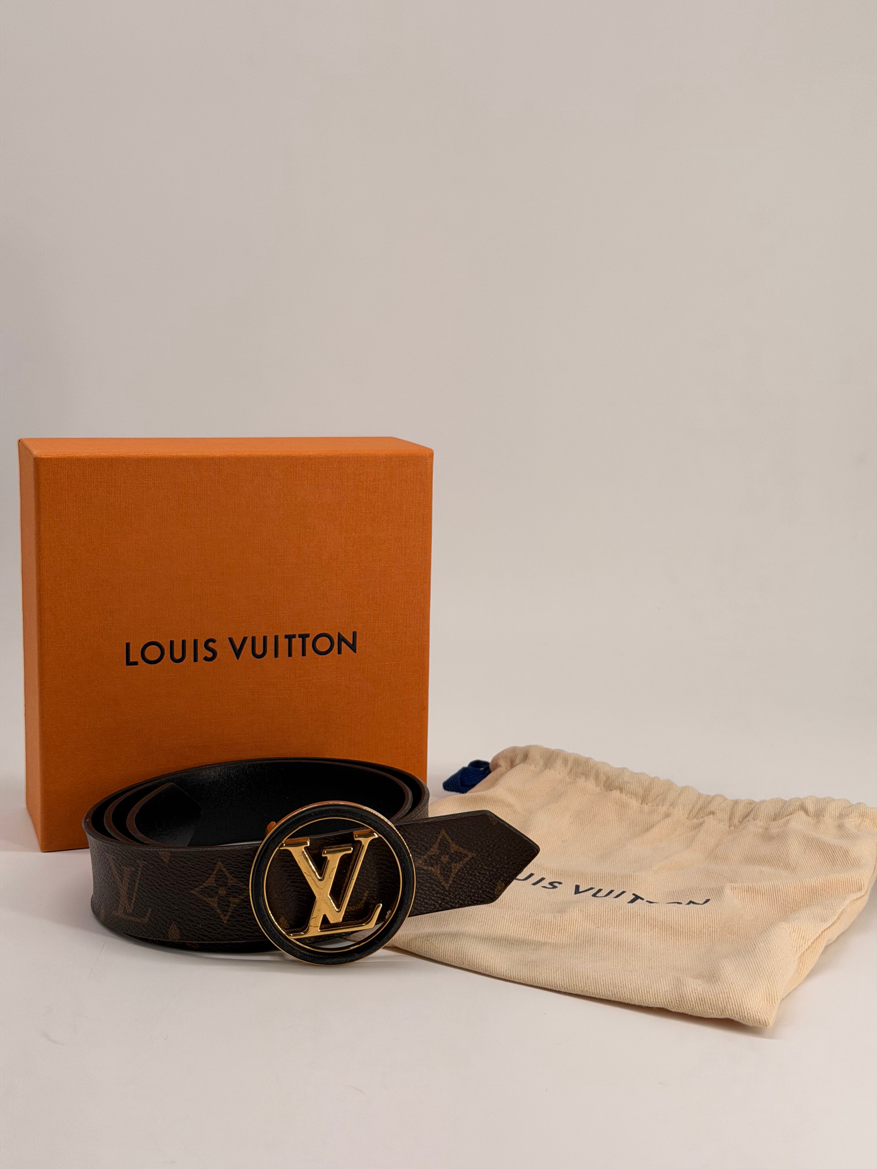 Louis Vuitton LV Circle 35mm Reversible Belt 85/34