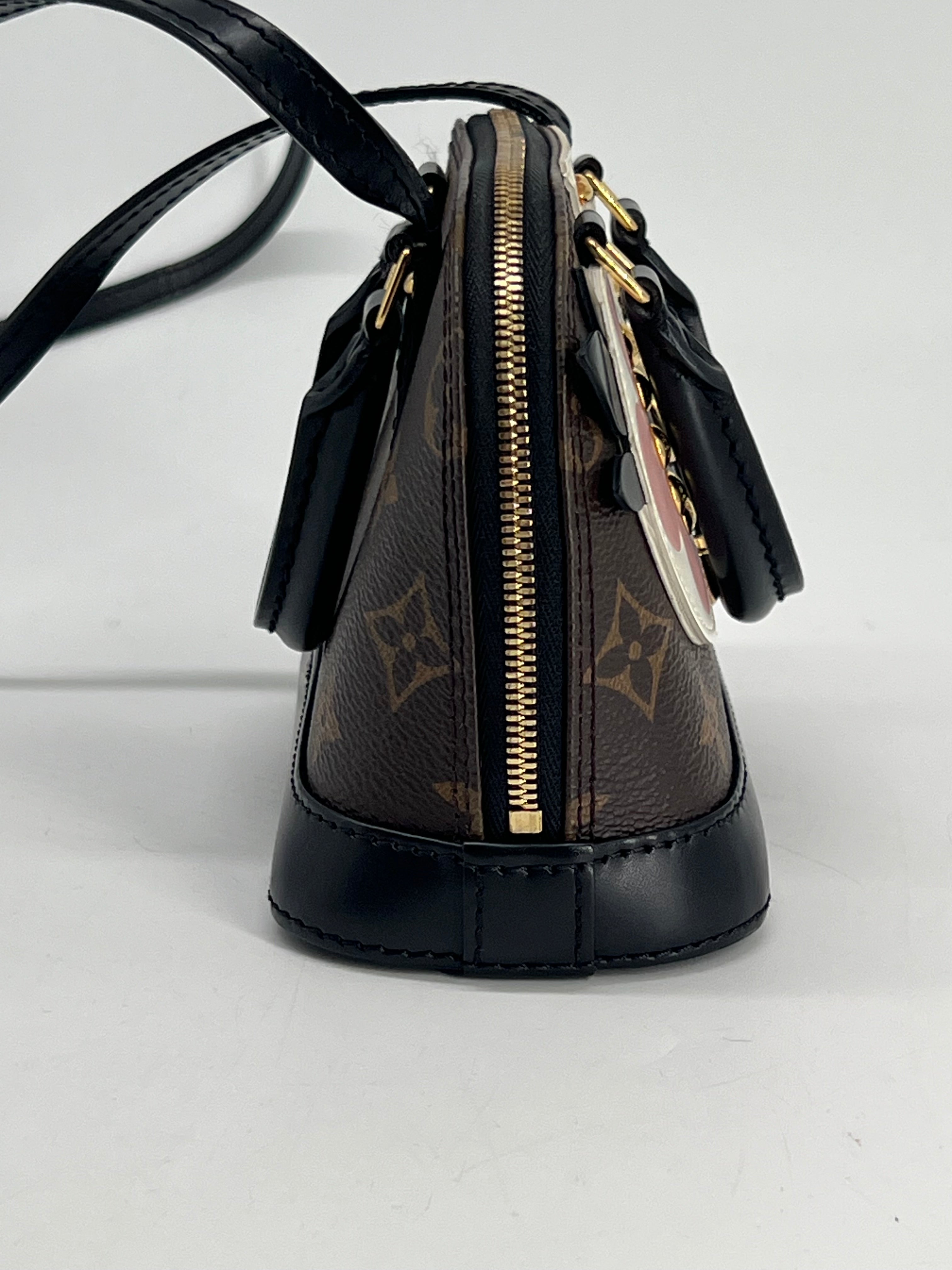 Louis Vuitton Nano Alma Lovely Birds Monogram Canvas Crossbody Bag