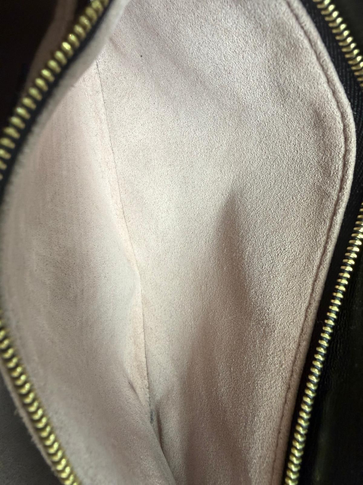 Louis Vuitton Monogram Embossed Pochette Coussin Black Crossbody Bag