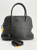 Hermes Bolide 31 Clemence Black Leather Bag