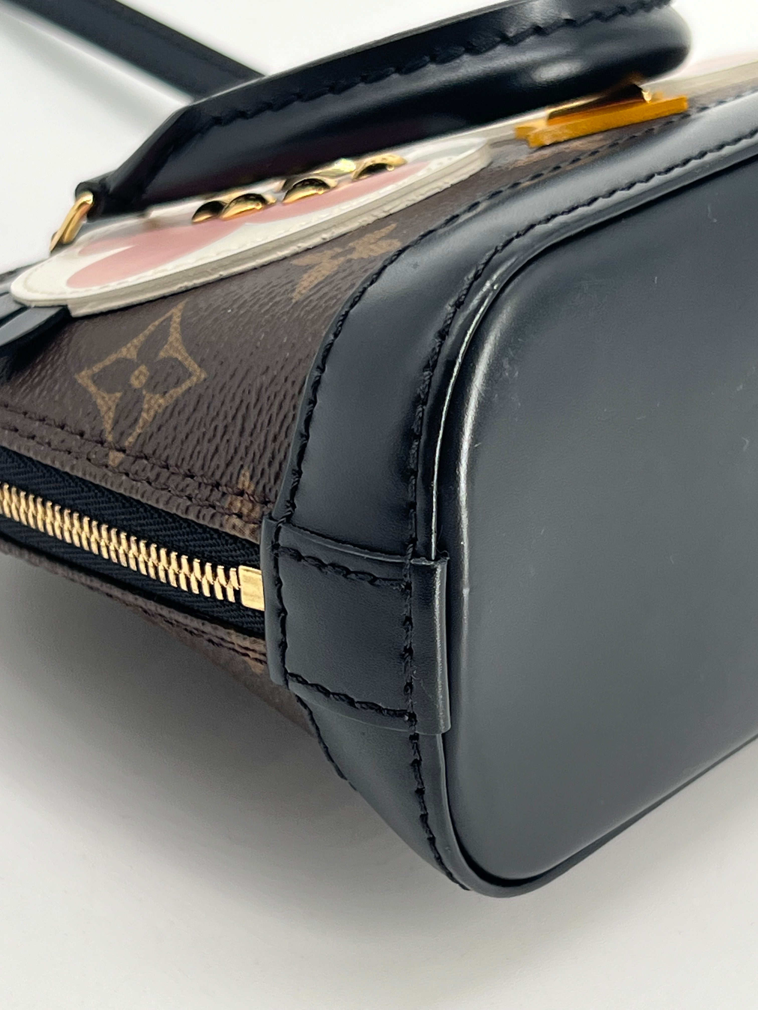 Louis Vuitton Nano Alma Lovely Birds Monogram Canvas Crossbody Bag