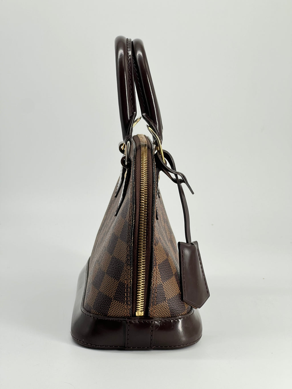 Louis Vuitton Alma BB Damier Ebene Canvas Handbag