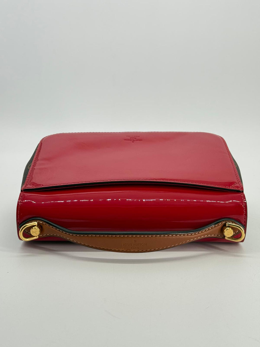 Louis Vuitton Cherrywood BB Red Patent Leather Shoulder Bag