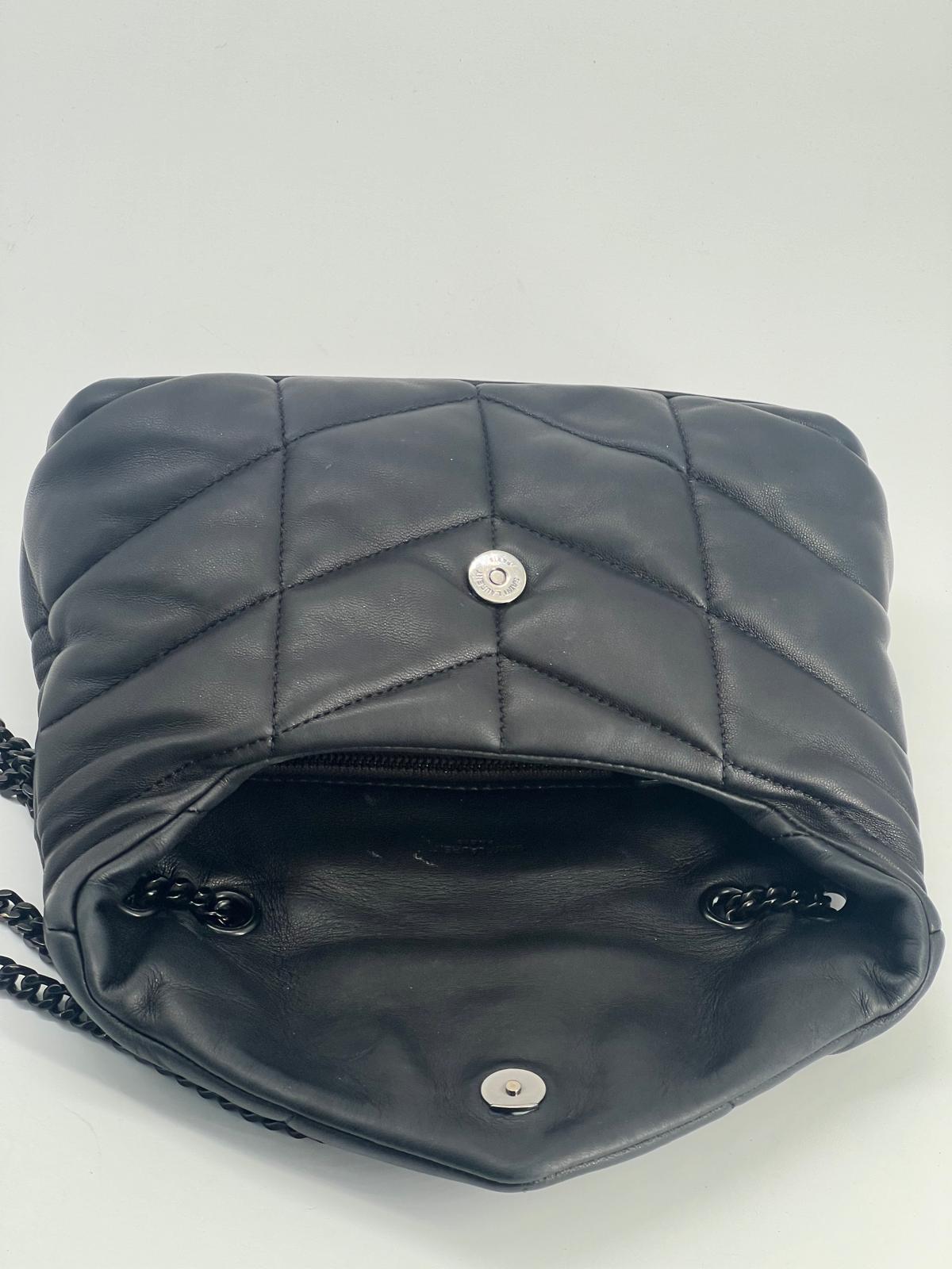 Saint Laurent Loulou Puffer Toy Leather Shoulder Bag