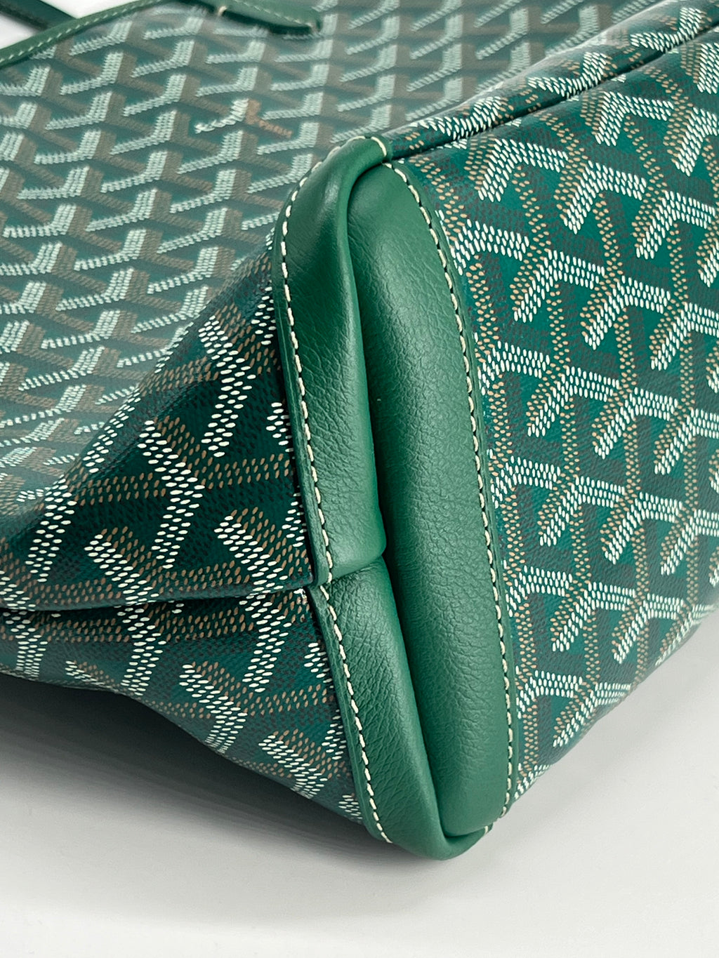 Goyard Goyardine Artois PM Green Tote Bag