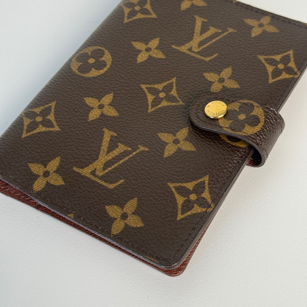 Louis Vuitton Small Ring Agenda Cover Monogram - Brown Wallet