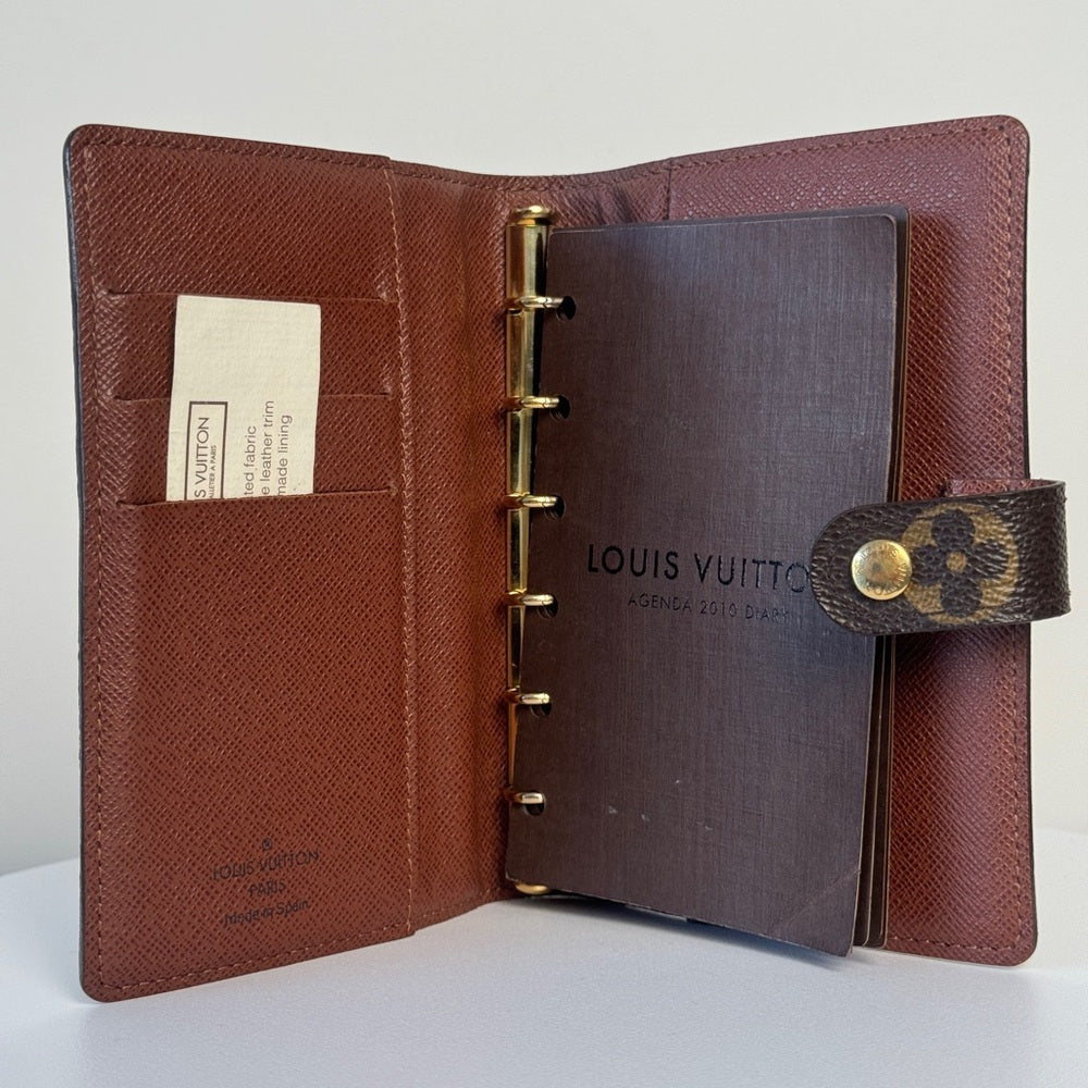 Louis Vuitton Small Ring Agenda Cover Monogram - Brown Wallet