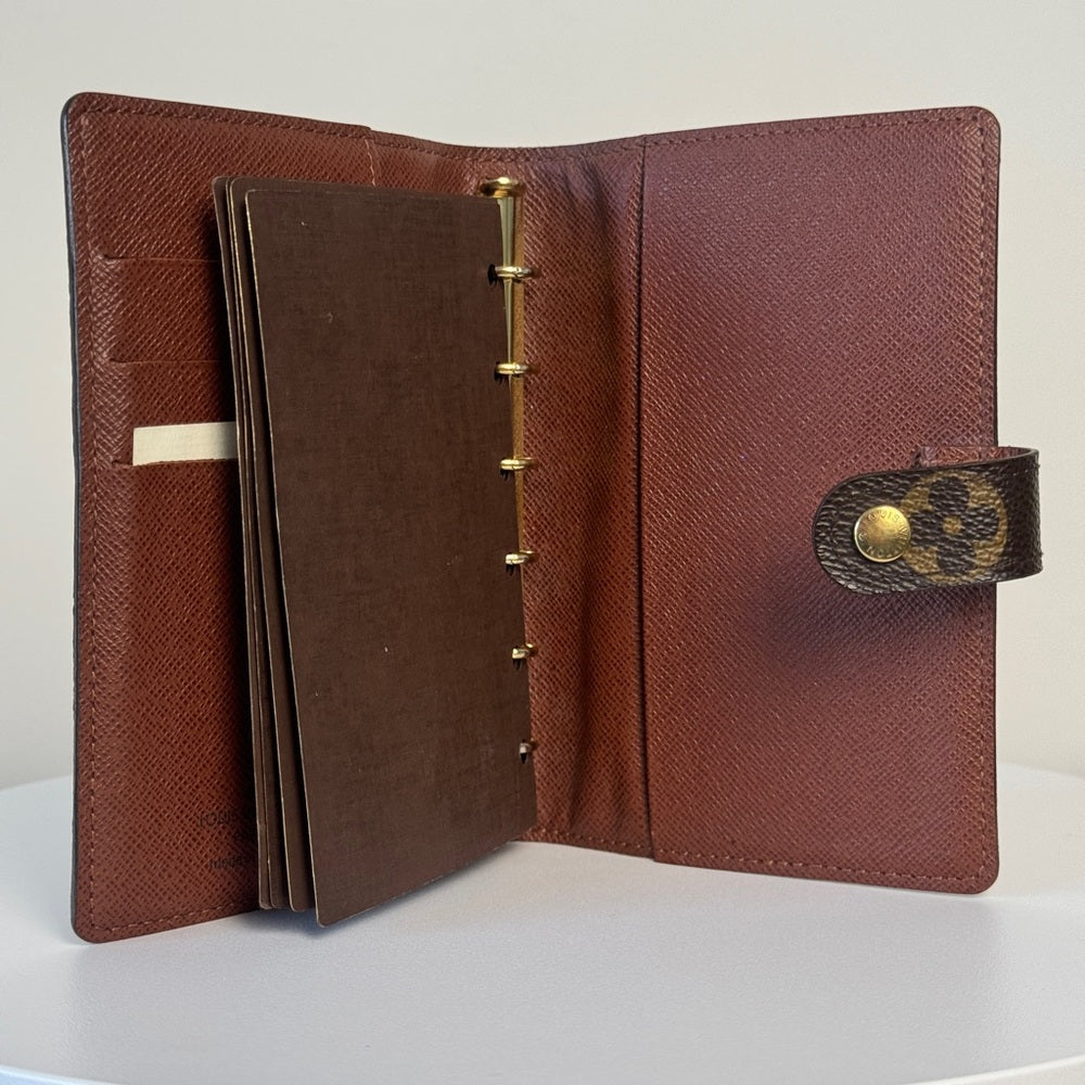 Louis Vuitton Small Ring Agenda Cover Monogram - Brown Wallet